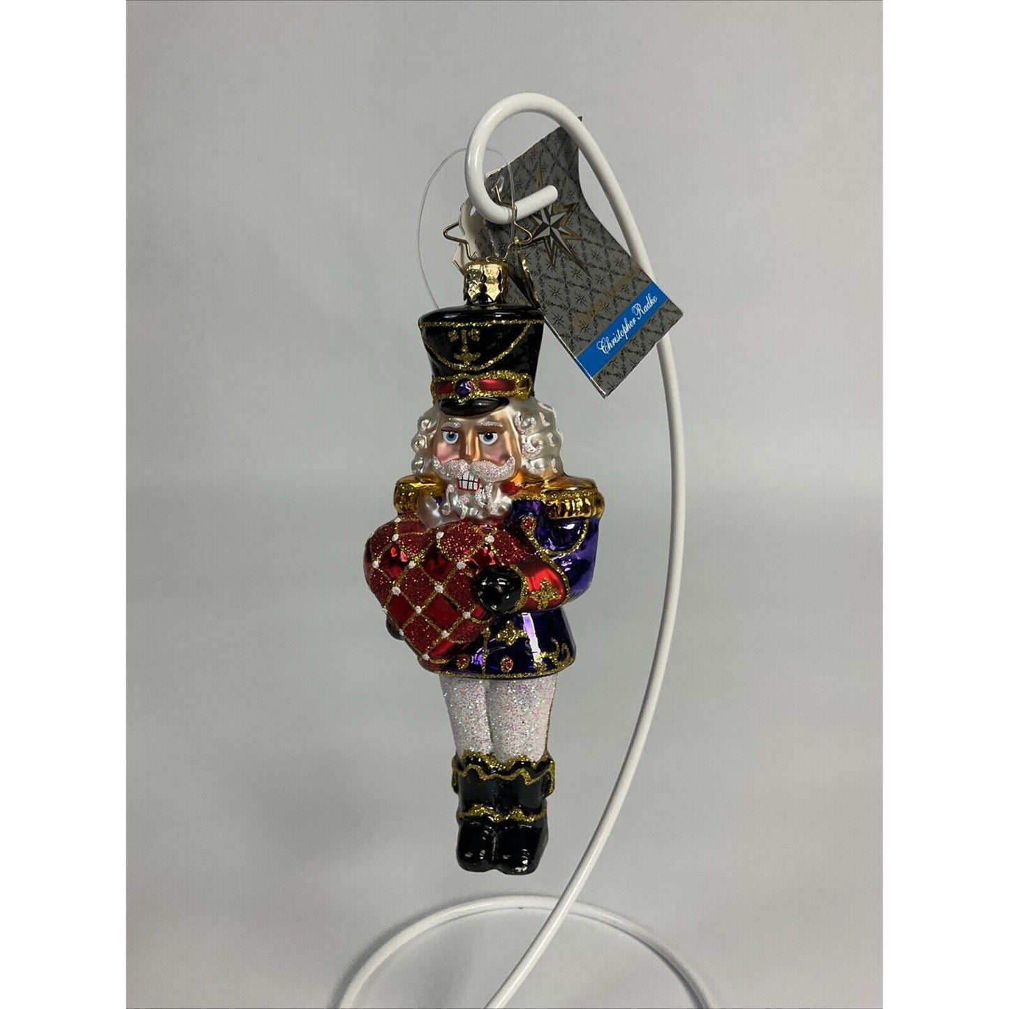 Christopher Radko Heartfelt Friendship Glass Christmas Ornament