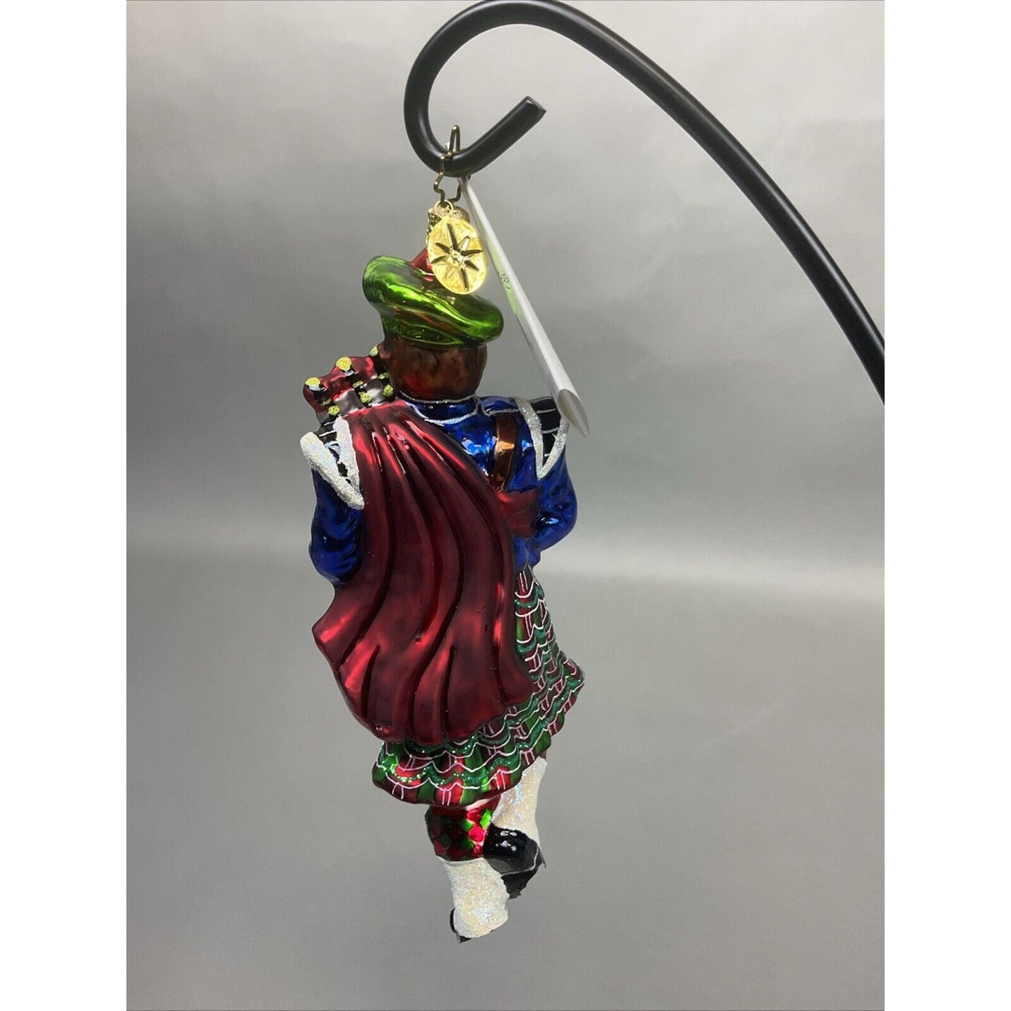 Radko “Highland Eleven” + “Winter Dream Santa” Christmas Ornaments / Damaged