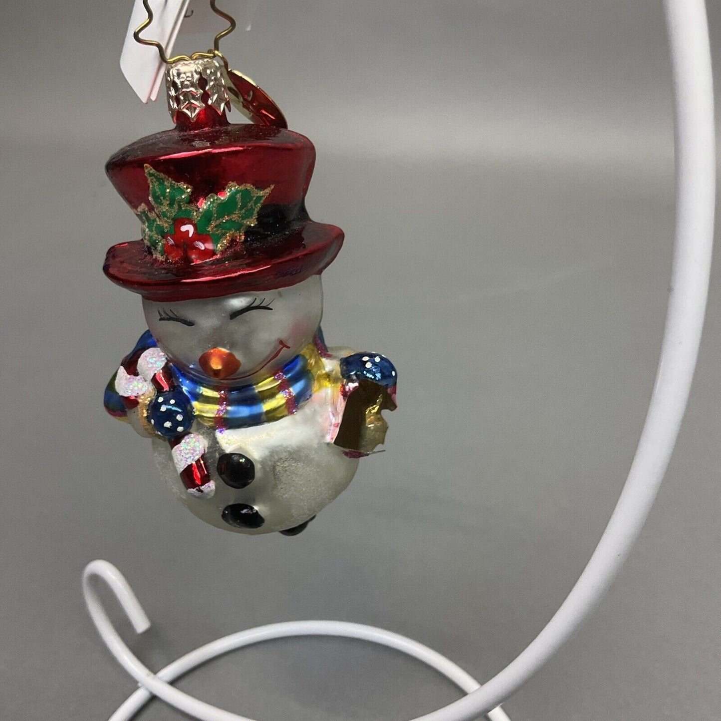 Radko "Chicks Ahoy” + “Snow Chum Charlie” Christmas Ornament/ Damaged