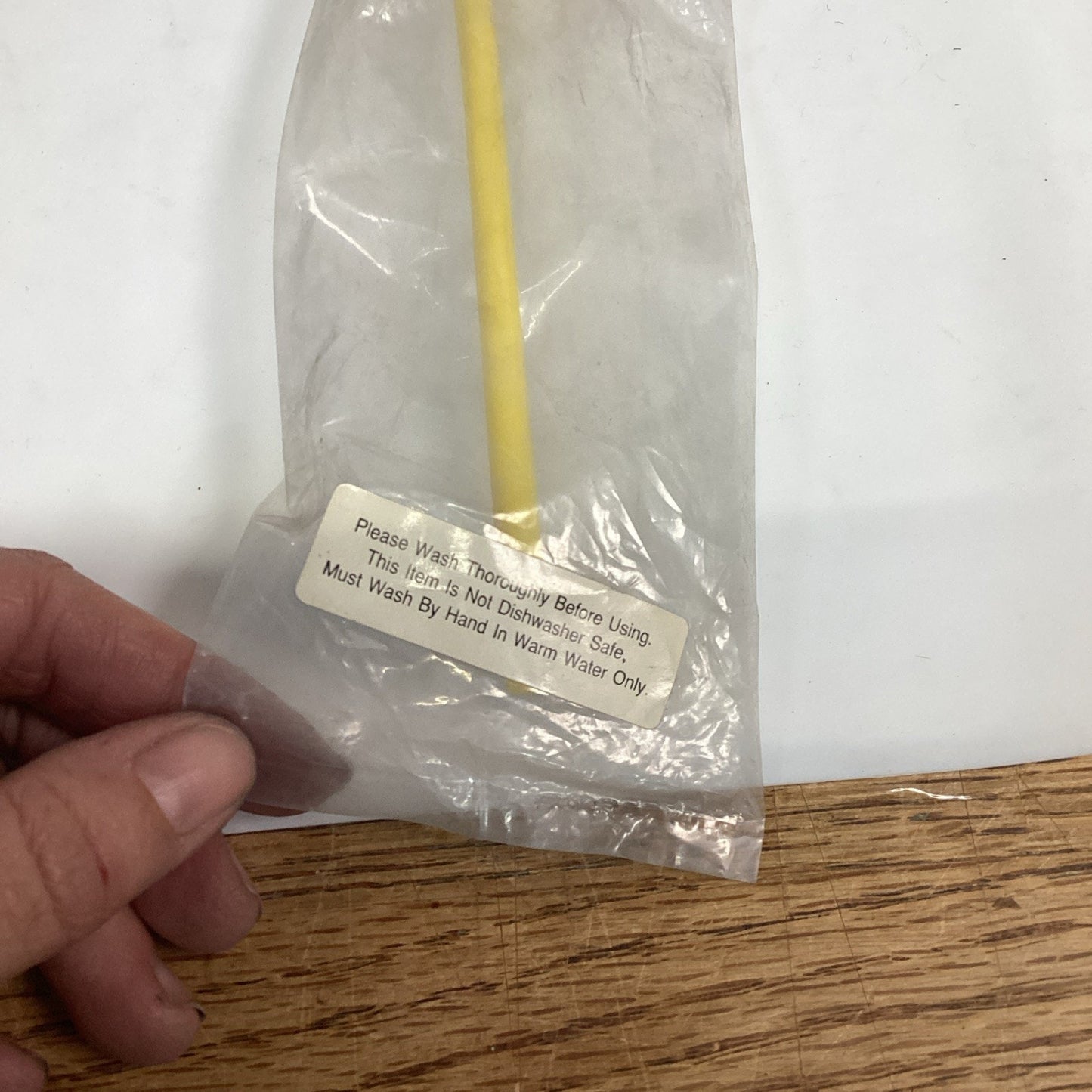 Vintage Pinocchio Applause Twisty Curly Swirl Straw By Disney - New Sealed