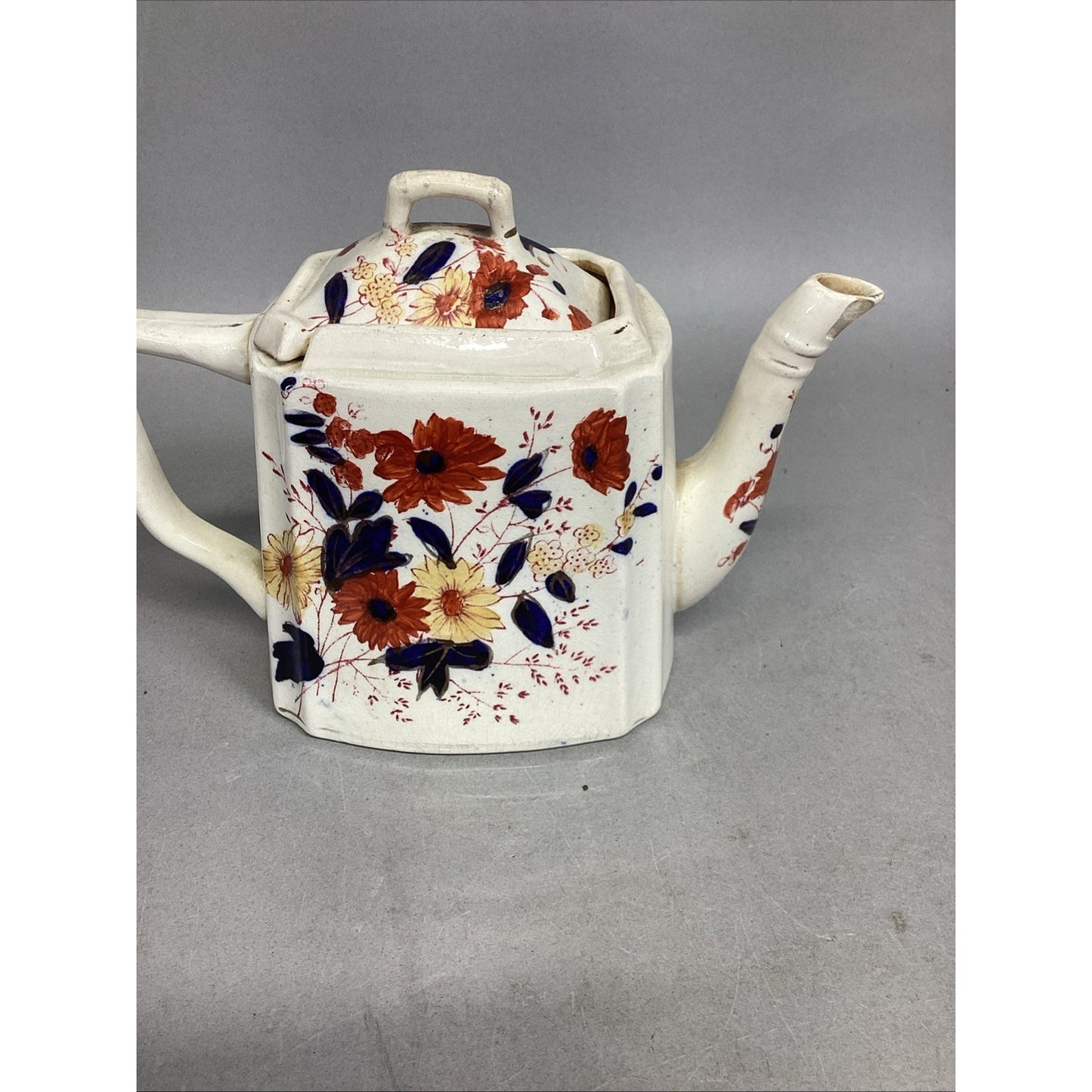 Vintage Mason’s Ironstone China Floral Pottery Teapot - Made In The UK - #23728