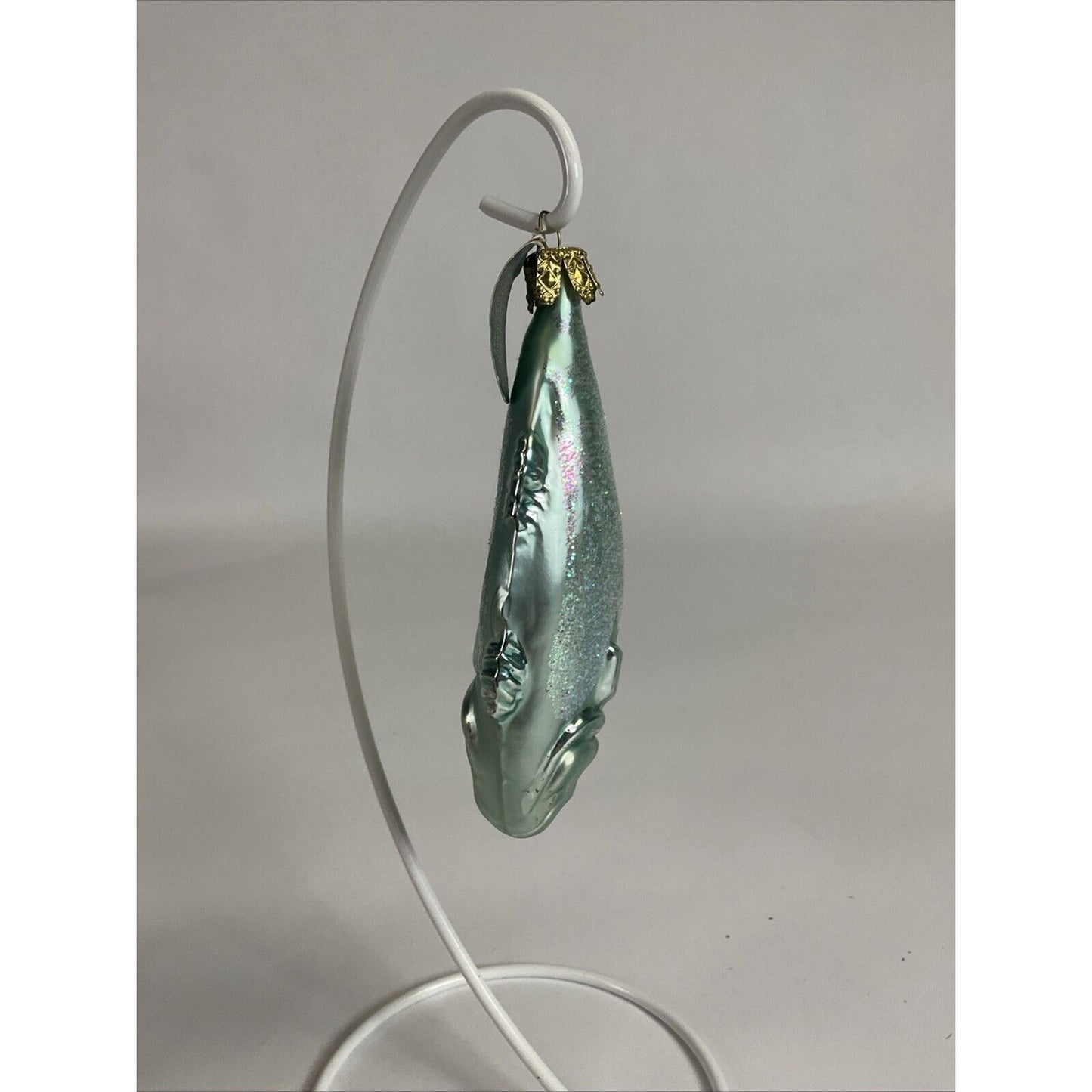 Christborn Glass Figural Fish Christmas Ornament