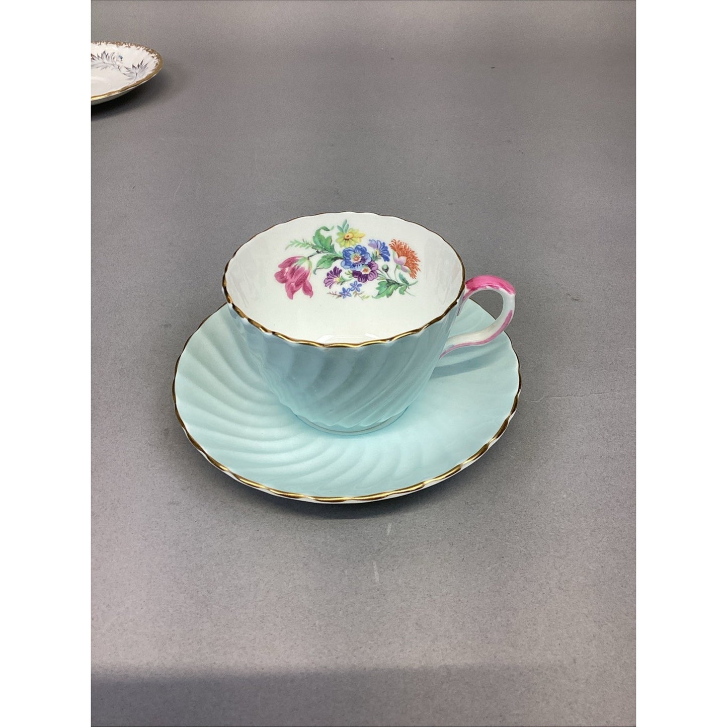 VTG Miscellaneous Lot Of 9 - Royal Albert/Royal York/Aynsley Cups/Saucers/Plates