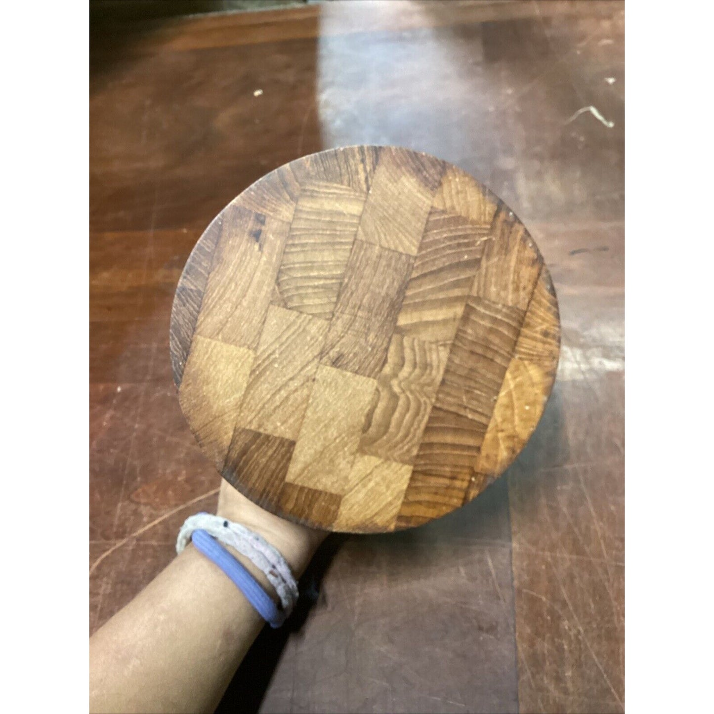 Vintage Wooden Teak Spice Rack - 7”