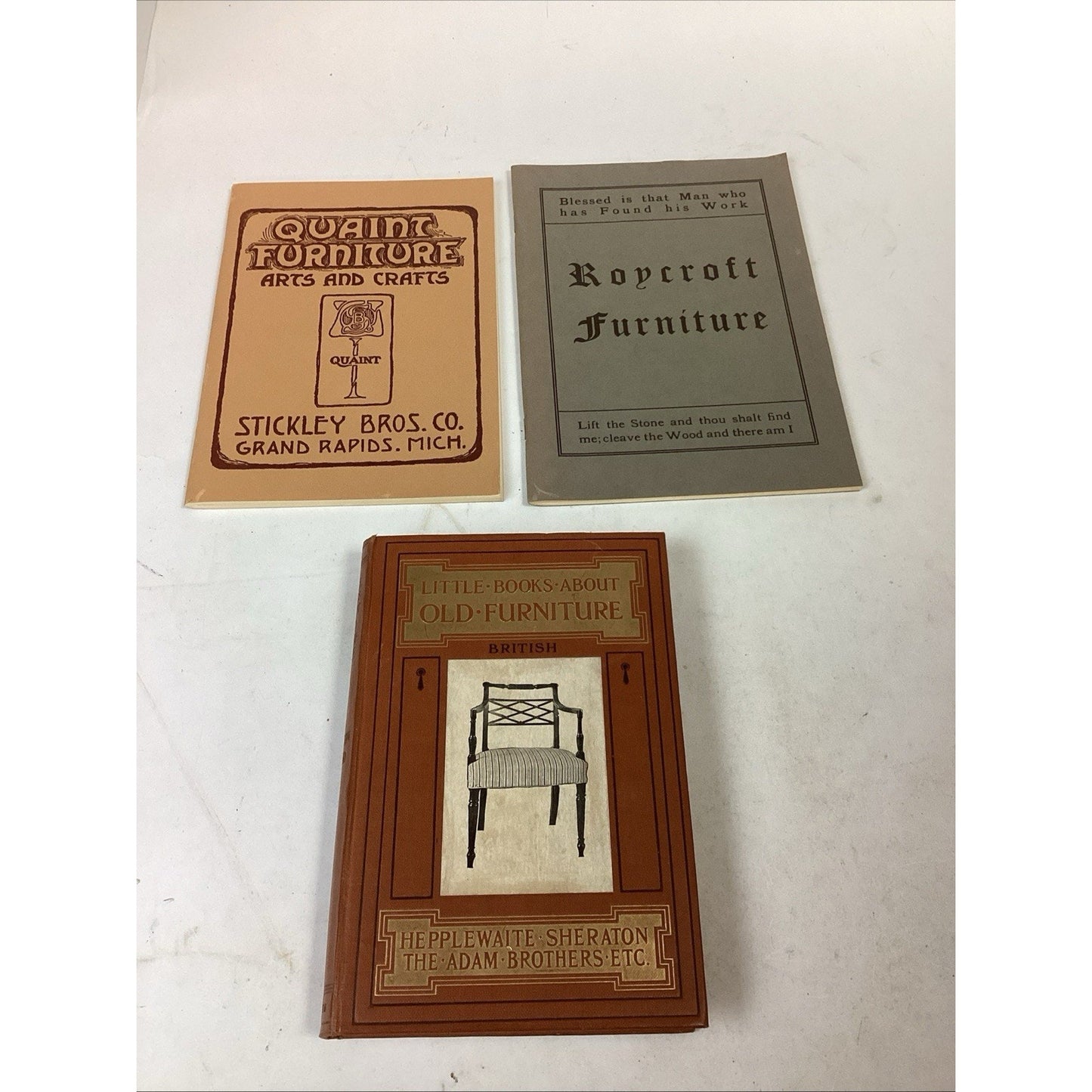 Quaint Furniture, Roycroft Furniture And Little Books About Old Furniture