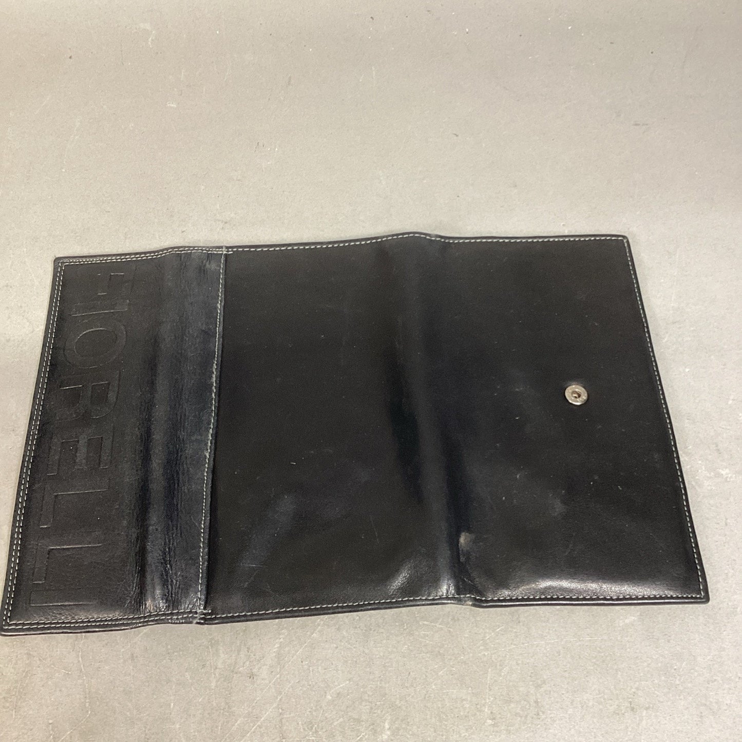 Fiorelli Black Leather Zip Around Wallet Clutch Genuine Cowhide Super Soft