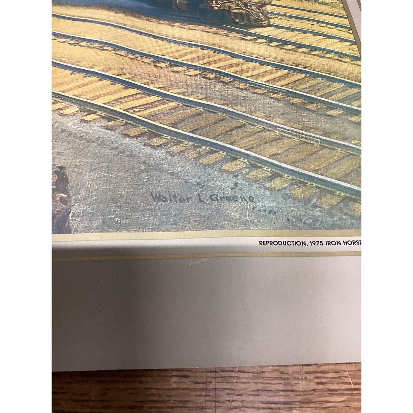 NY Central Railroad -"Westward Bound Mohawk Valley" - 1975 Reproduction - 27x22”