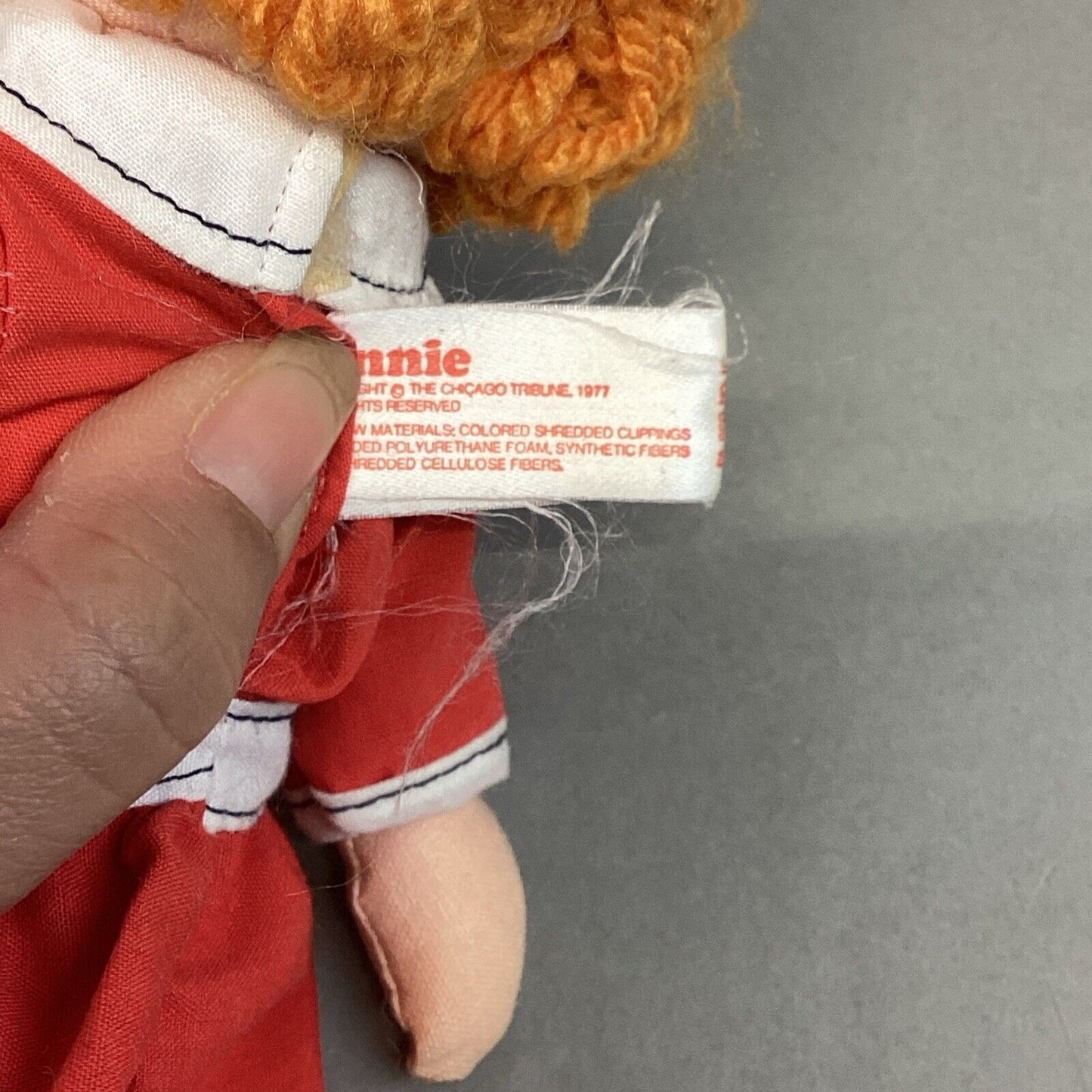 1967 Little Orphan Annie Plush & 1977 Knickerbocker Orphan Annie with Sandy Dog