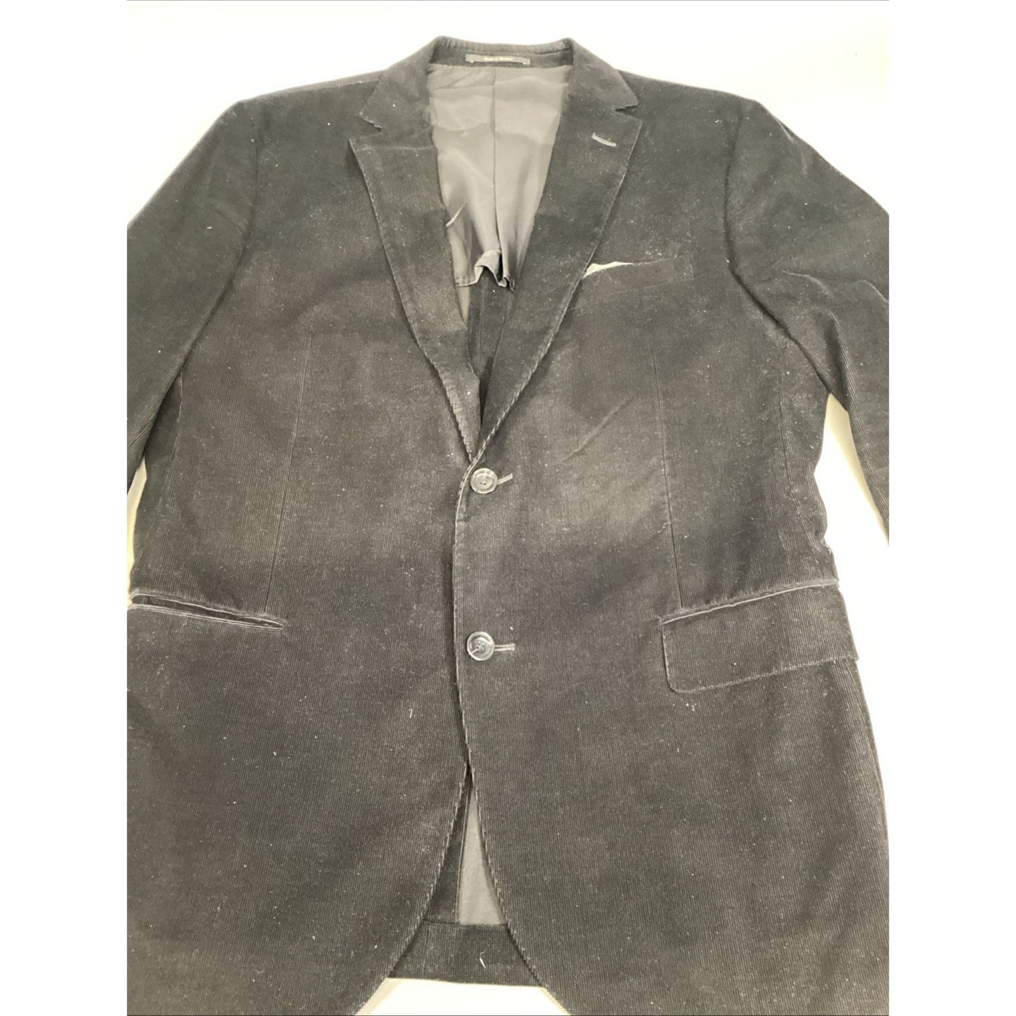 Zegna Men’s Black Velour Blazer Jacket
