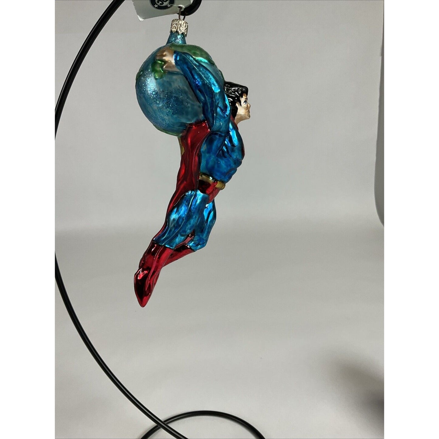 DC Warner Bros Store Christopher Radko Superman 1996 Glass Limited Ornament