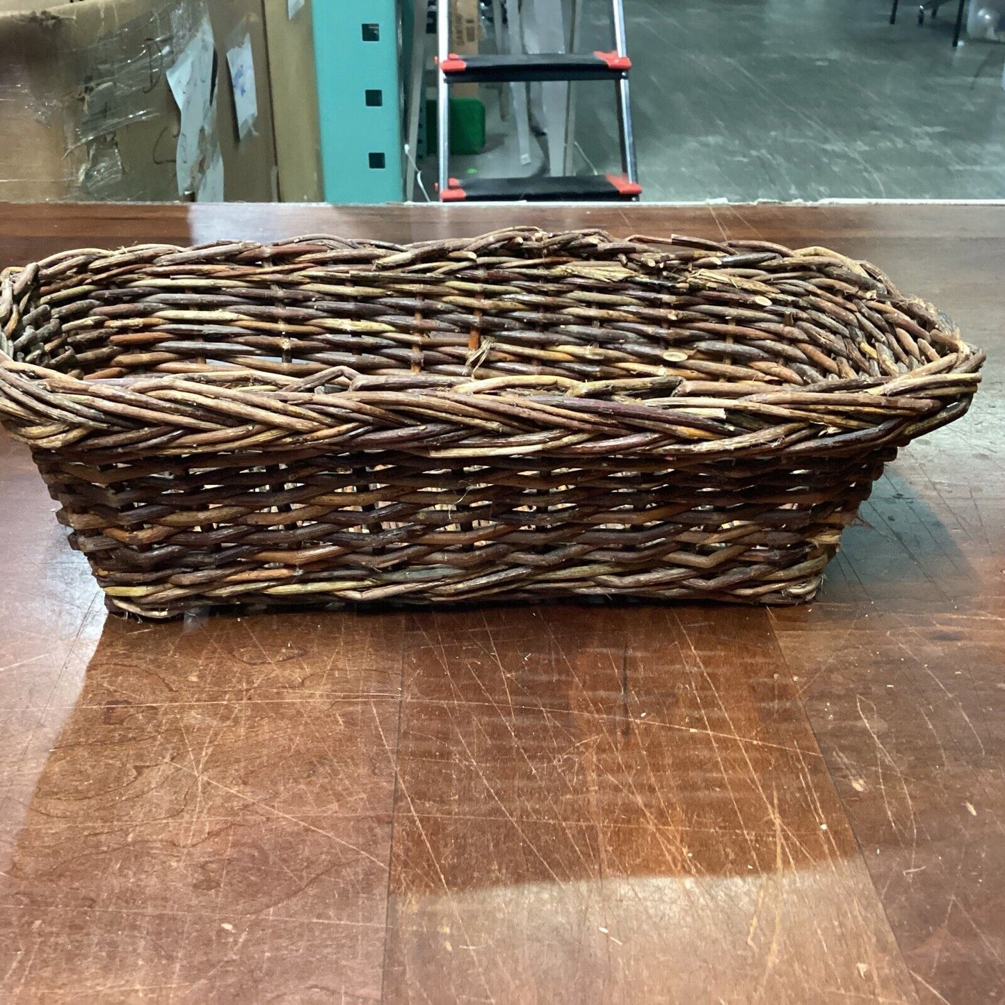 Lot Of 5 Woven, Wicker, Rattan, Wooden Baskets