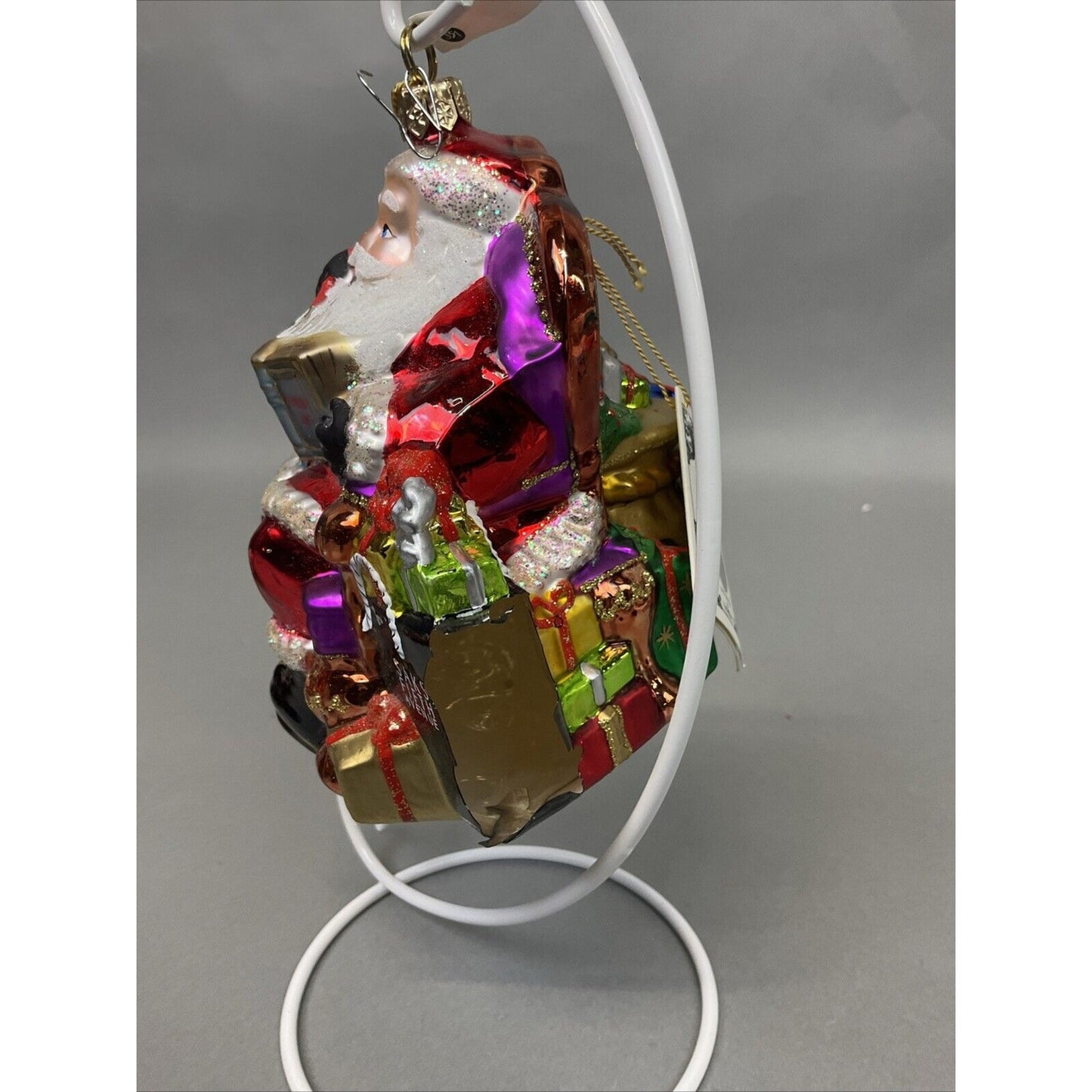 Polonaise Collection Saks 5th Ave Santa + Radko Ring In The Holidays / Damaged