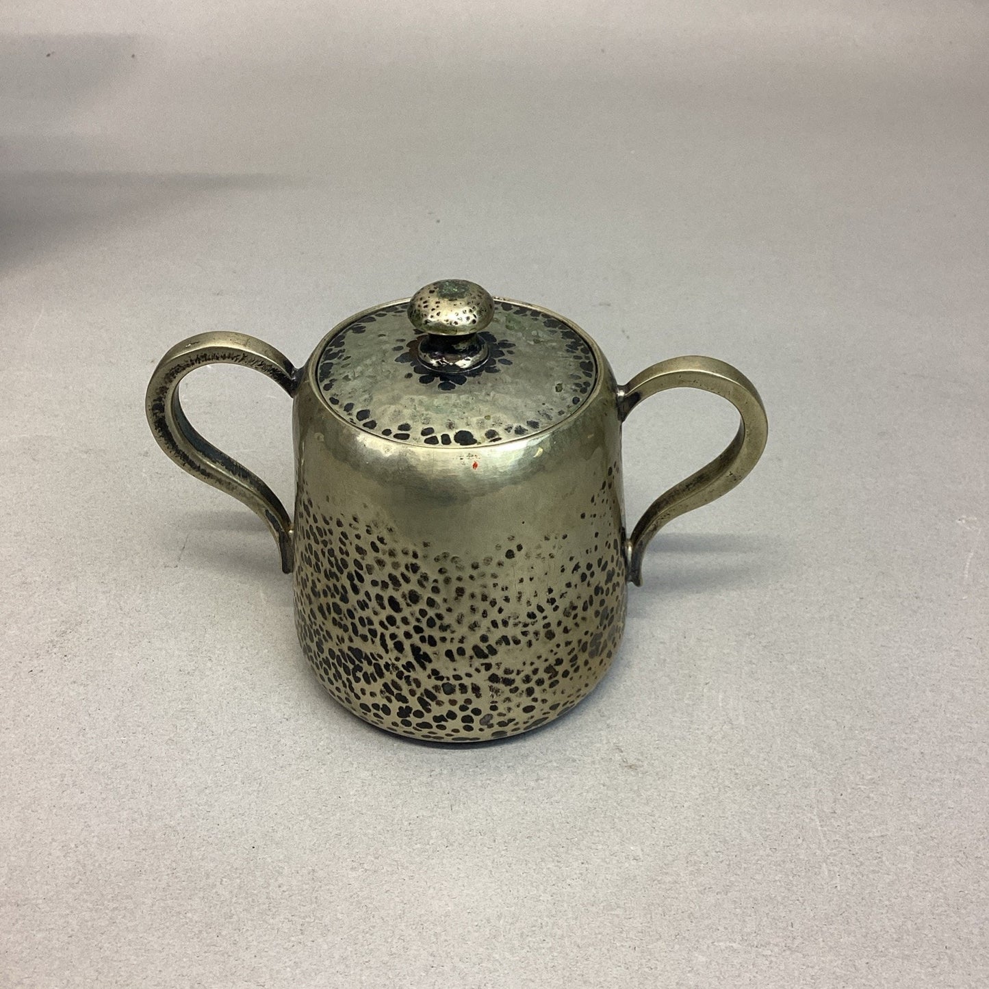 Vintage Gotham Silver Co. Nickle Silver Teapot, Sugar Bowl & Creamer Set