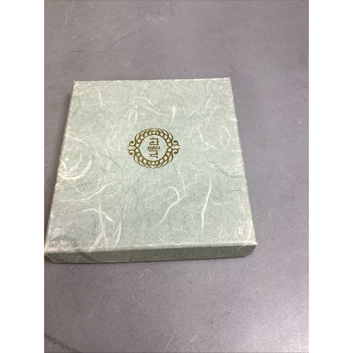 Set Of 4 - Korean - Souvenir Golden Spoons And Forks In Original Box