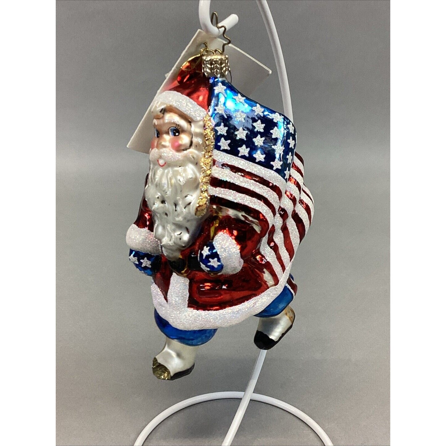 Radko A Little Pop Of Music & Patriot Parade Christmas Ornaments - Damaged