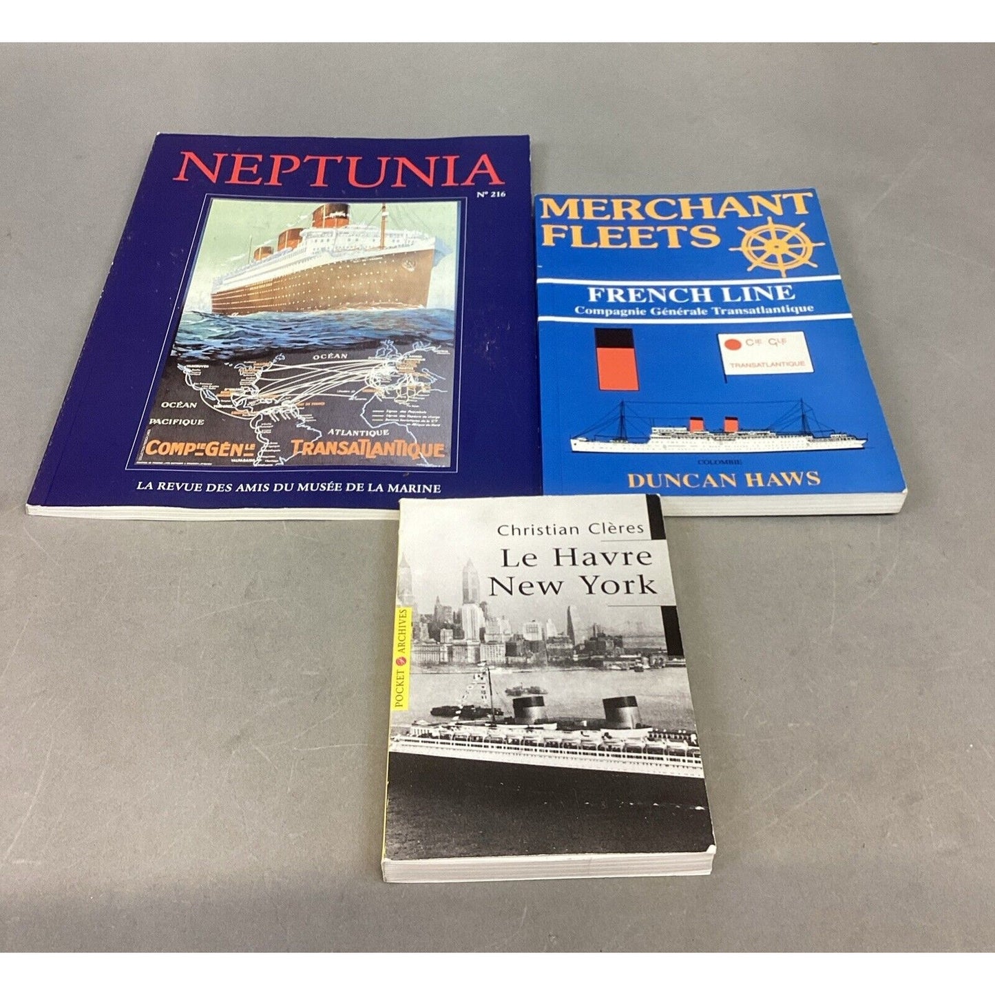 Neptunia, Merchant Fleets French Line & Le Havre New York