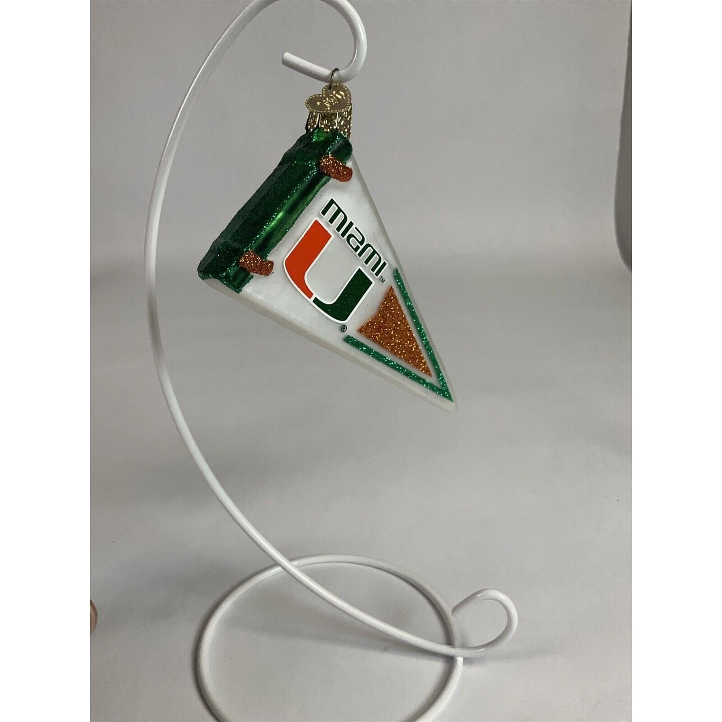 New York Yankees Stadium + Miami University Banner Chrismas Ornaments
