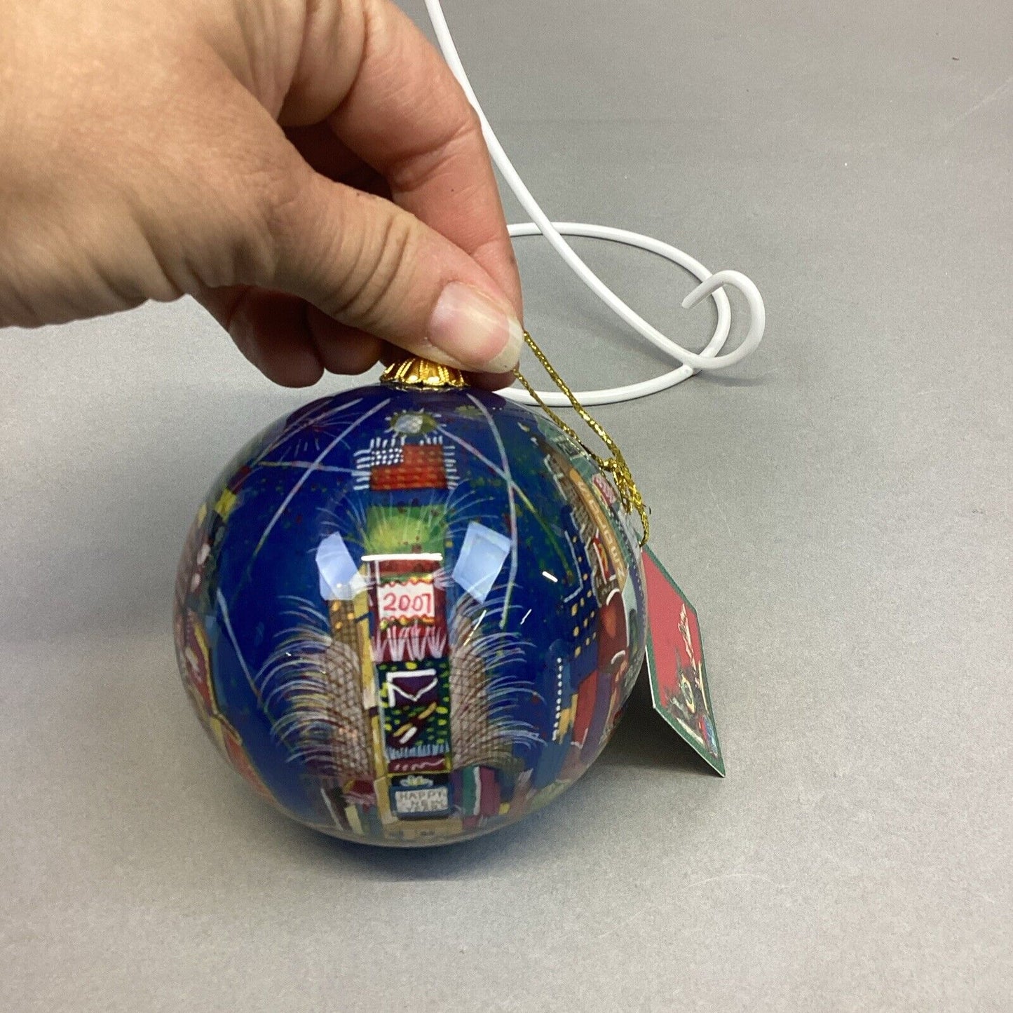 Chuck Fischer’s Christmas In The City - New York Times Square - Handpainted