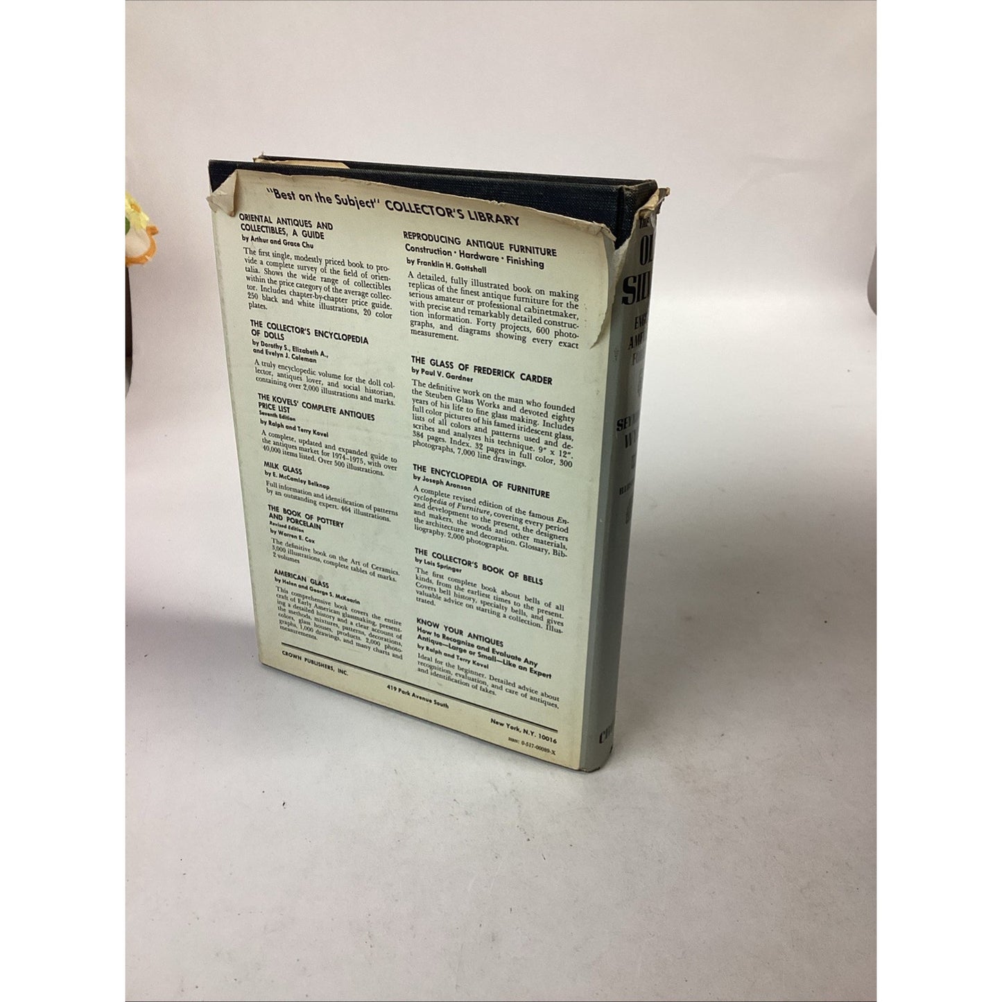 THE BOOK OF OLD SILVER: English,American,Foreign Hallmarks by Seymour Wyler 1973