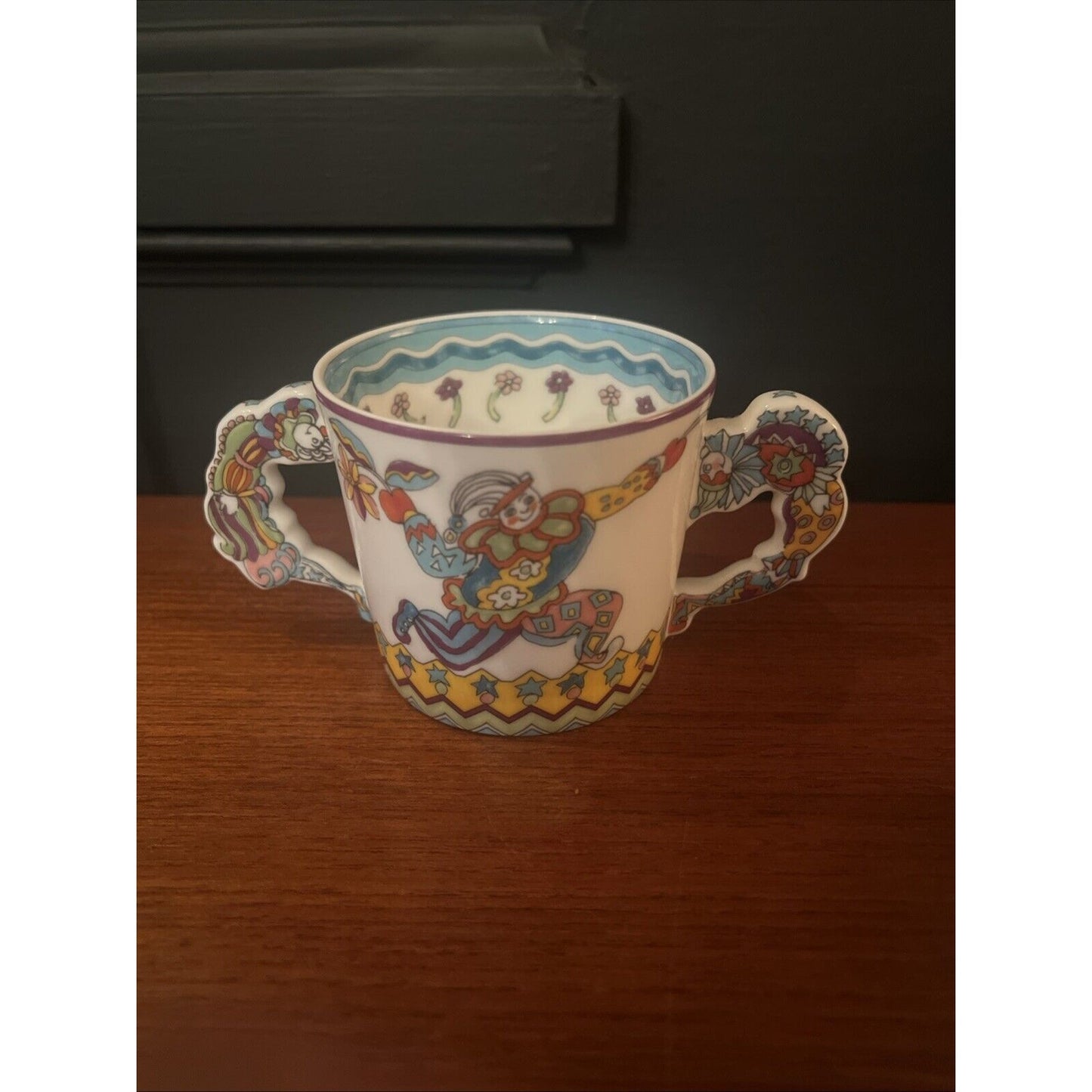 1997 Tiffany & Co ‘Fantasy’ Collection by Gene Moore Plate Bowl 2 Handle Cup Set