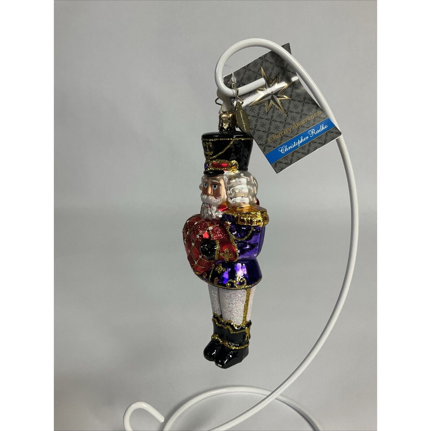 Christopher Radko Heartfelt Friendship Glass Christmas Ornament