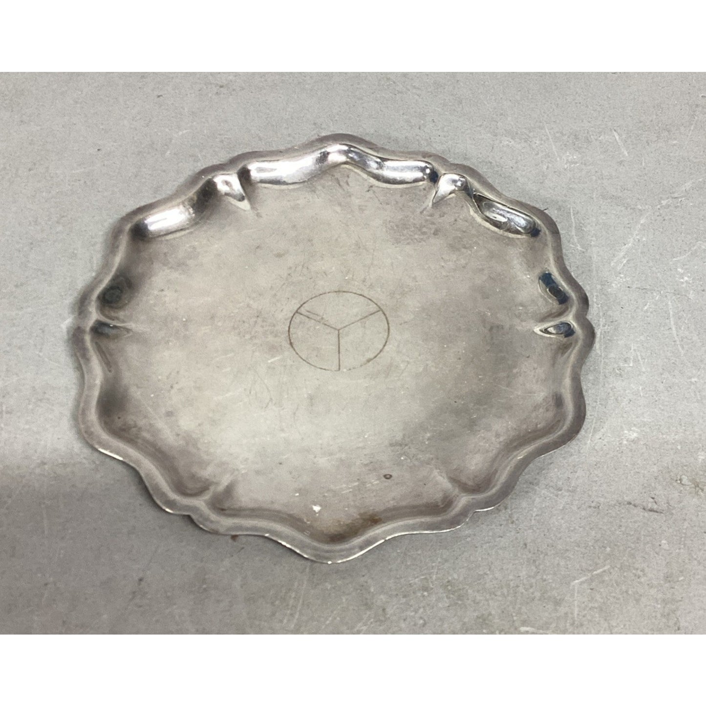 Webster Wilcox International Silver Co #6948 Silver Plate Trinket Dish