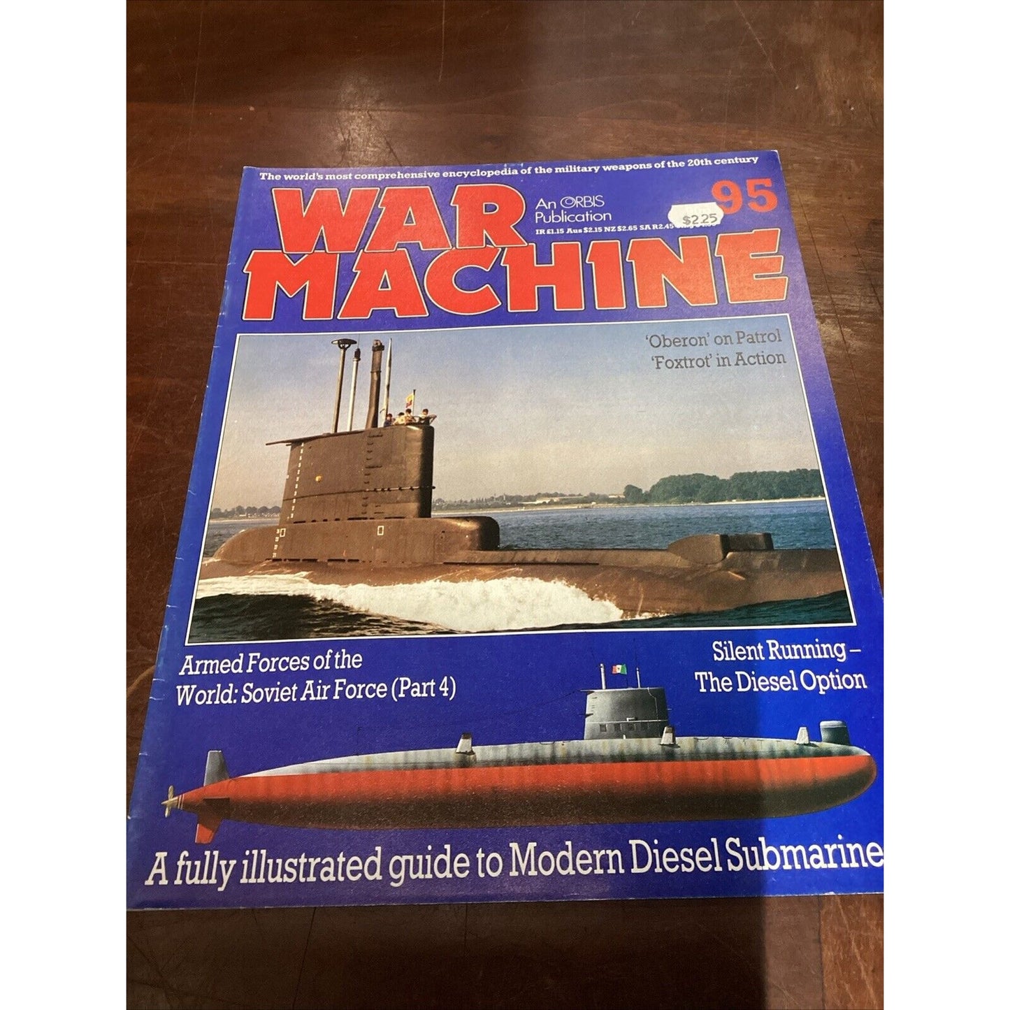 Lot Of 7 - War Machine Subs, Modern Subs Warfare, Subs In Color & US Ballistic M