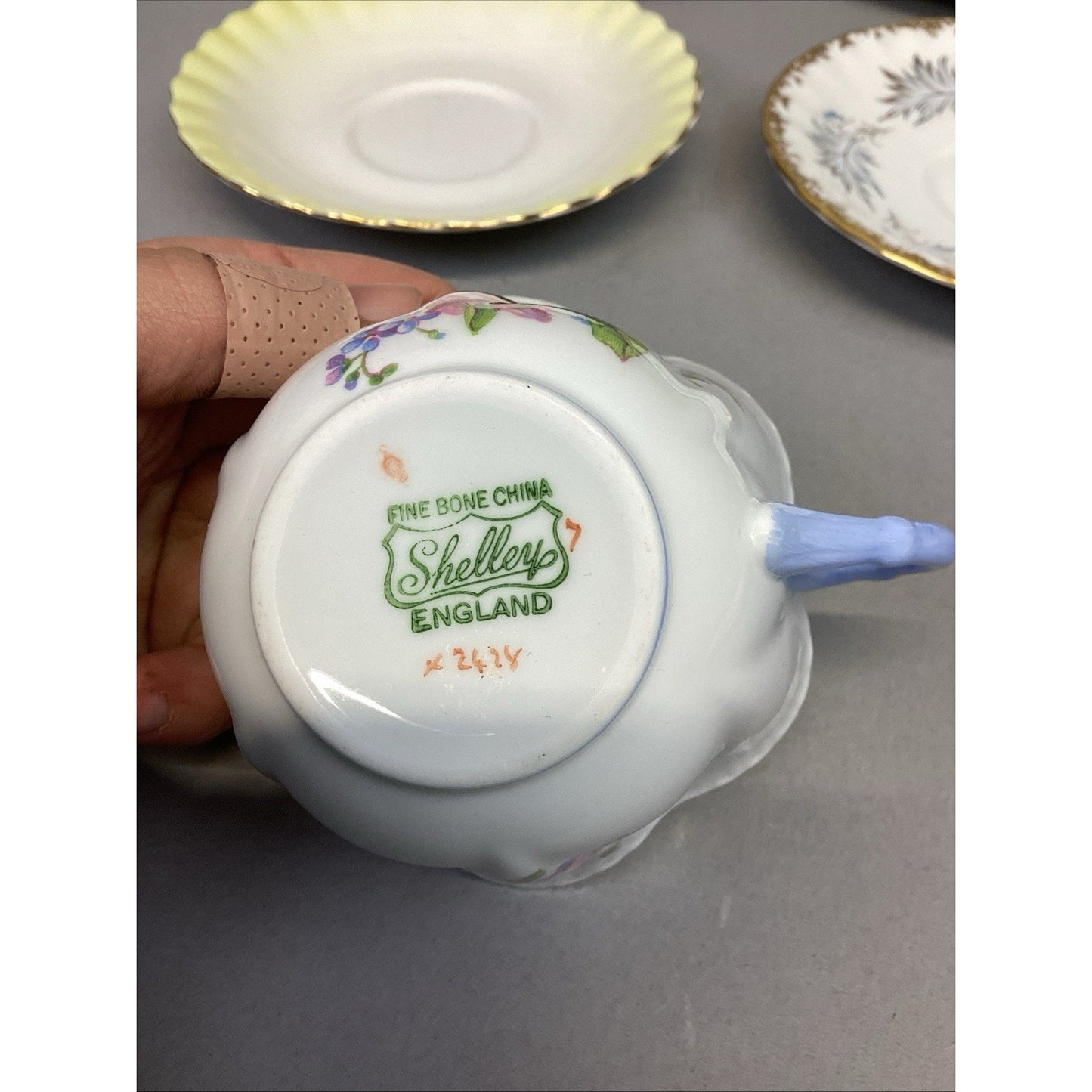 VTG Miscellaneous Lot Of 9 - Royal Albert/Royal York/Aynsley Cups/Saucers/Plates