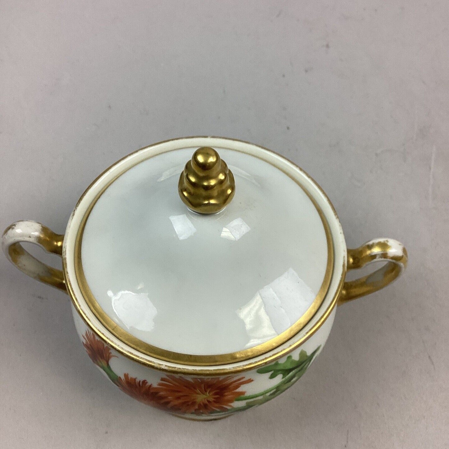 Thomas Adler Bavaria Berchtesgaden Floral Sugar Bowl With Lid