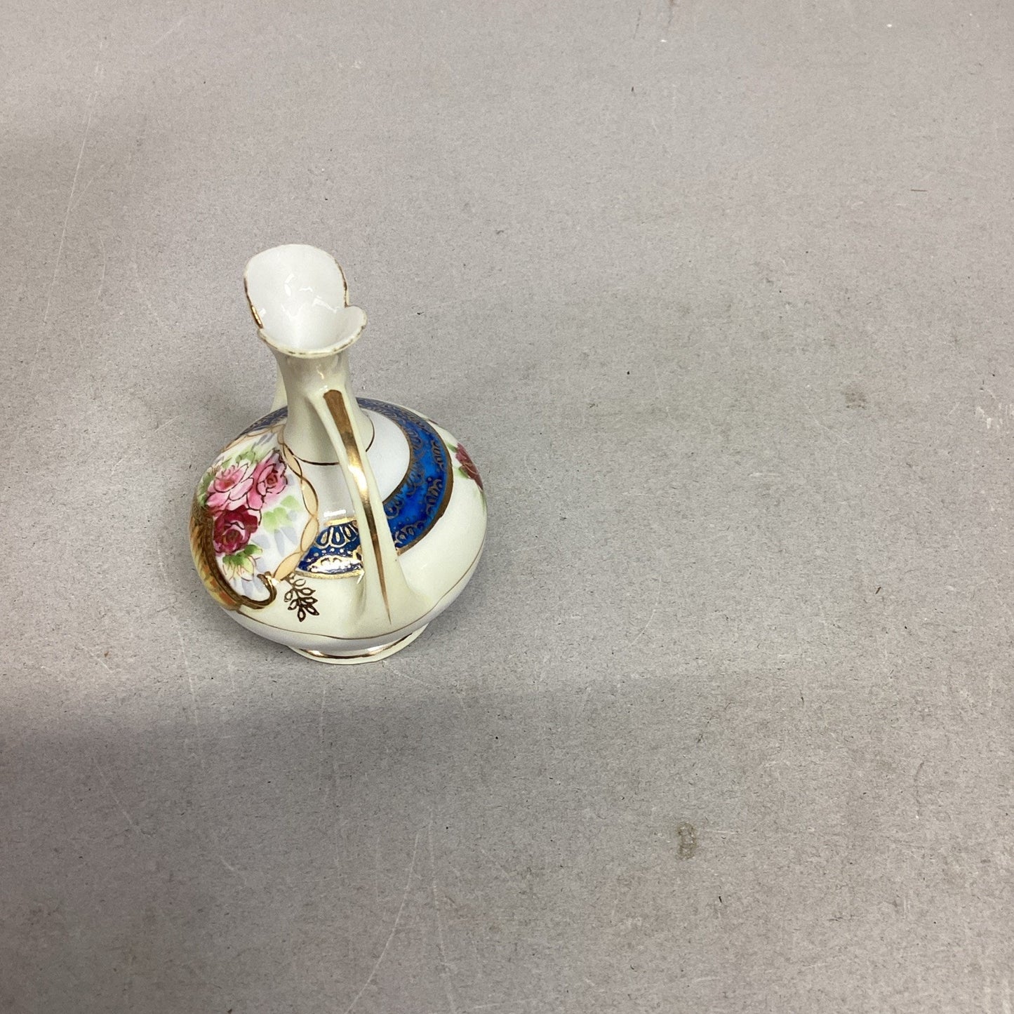 Mini Floral Water Jug Figurine, Perfume Bottle And Trinket Dish