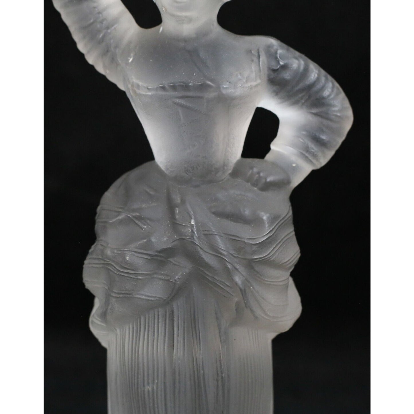 Holyrood Glassworks Pair of Figural Candlesticks