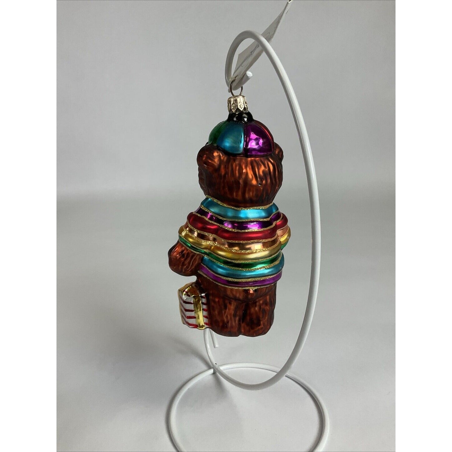Christmas Ornament 1999 Christopher Radko "Cubby's Rainbow" Bear