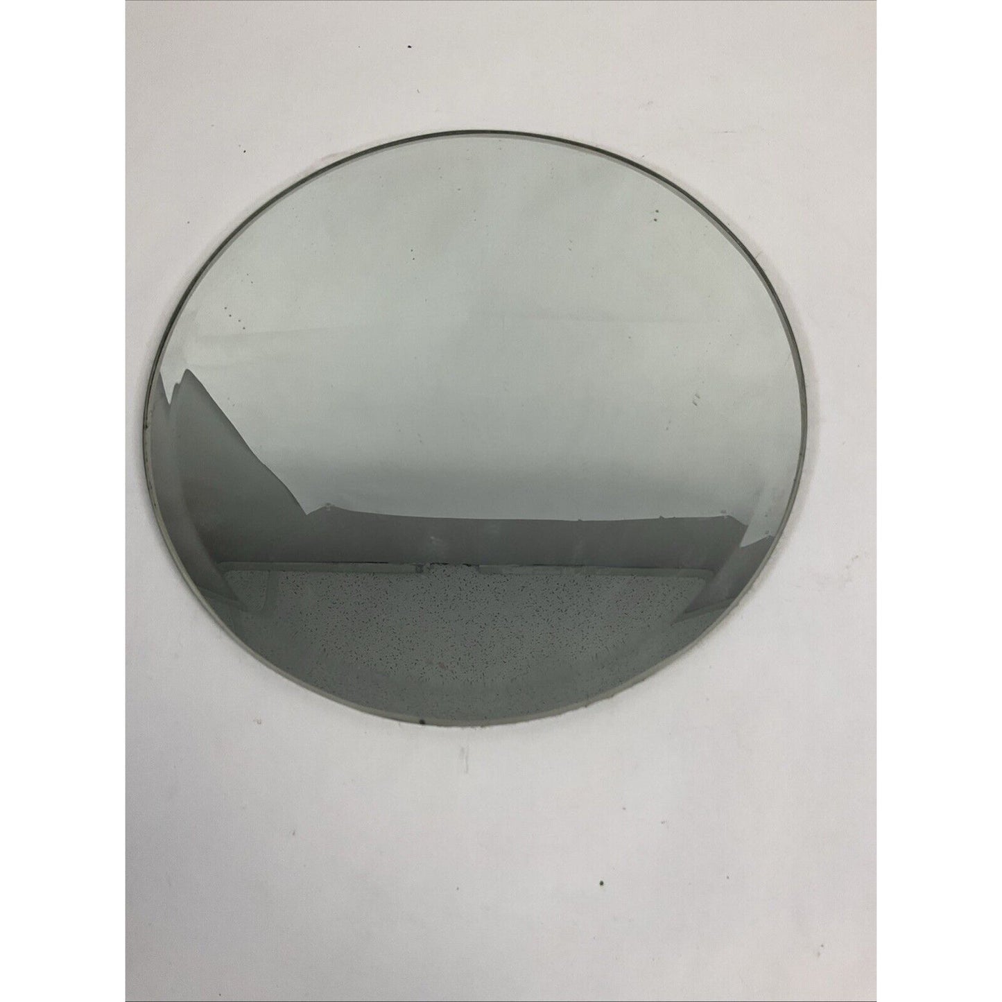 Round Beveled Glass Mirror, 12”