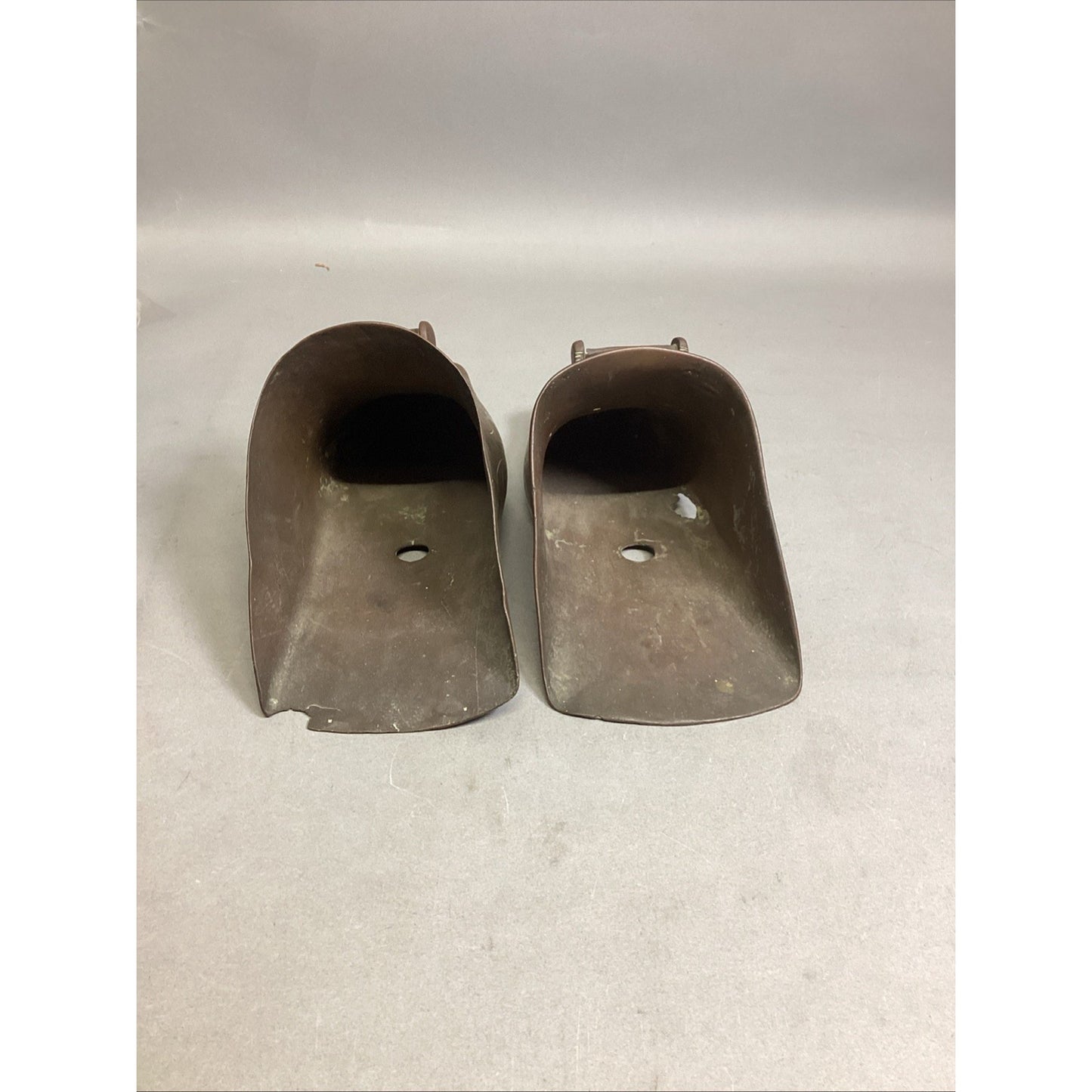 Pair Of Vintage Brass Conquistador Spanish Horse Stirrups