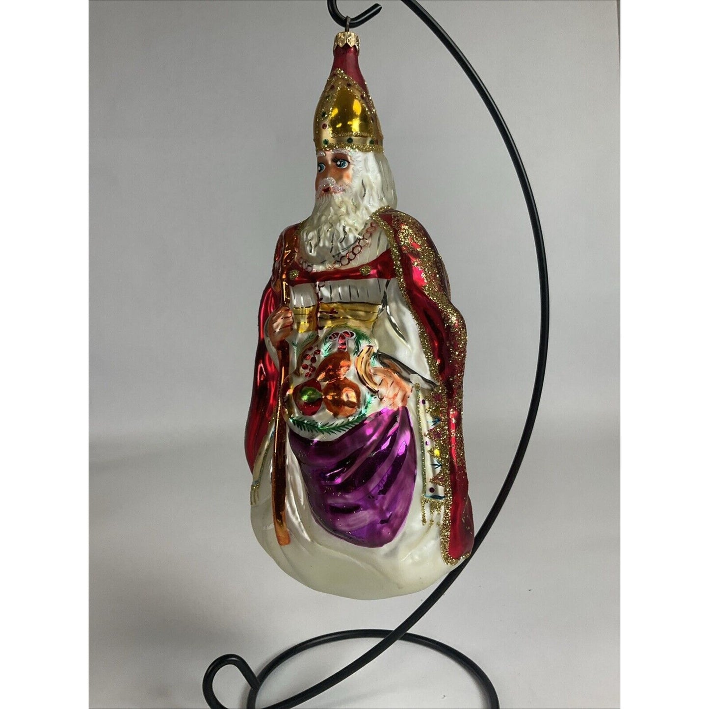 Christopher Radko THE BISHOP St. Nicholas Christmas Ornament Red Robe 1995