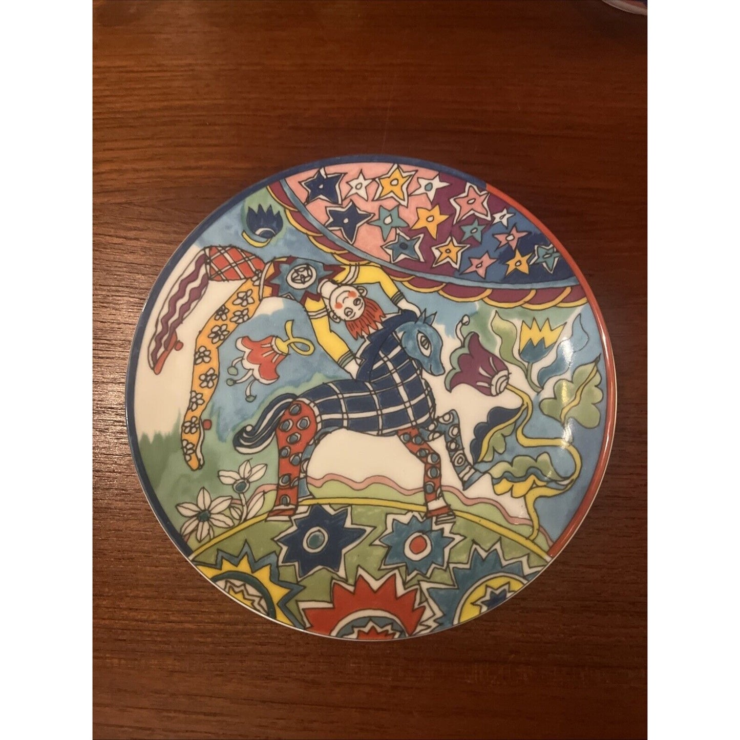 1997 Tiffany & Co ‘Fantasy’ Collection by Gene Moore Plate Bowl 2 Handle Cup Set