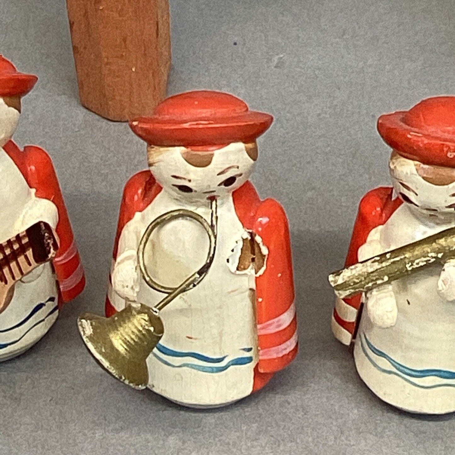 Vintage Wooden Nativity Figures - 11 Piece Set