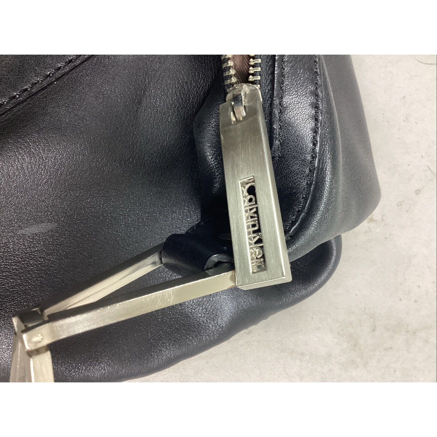 Calvin Klein Black Leather Handbag
