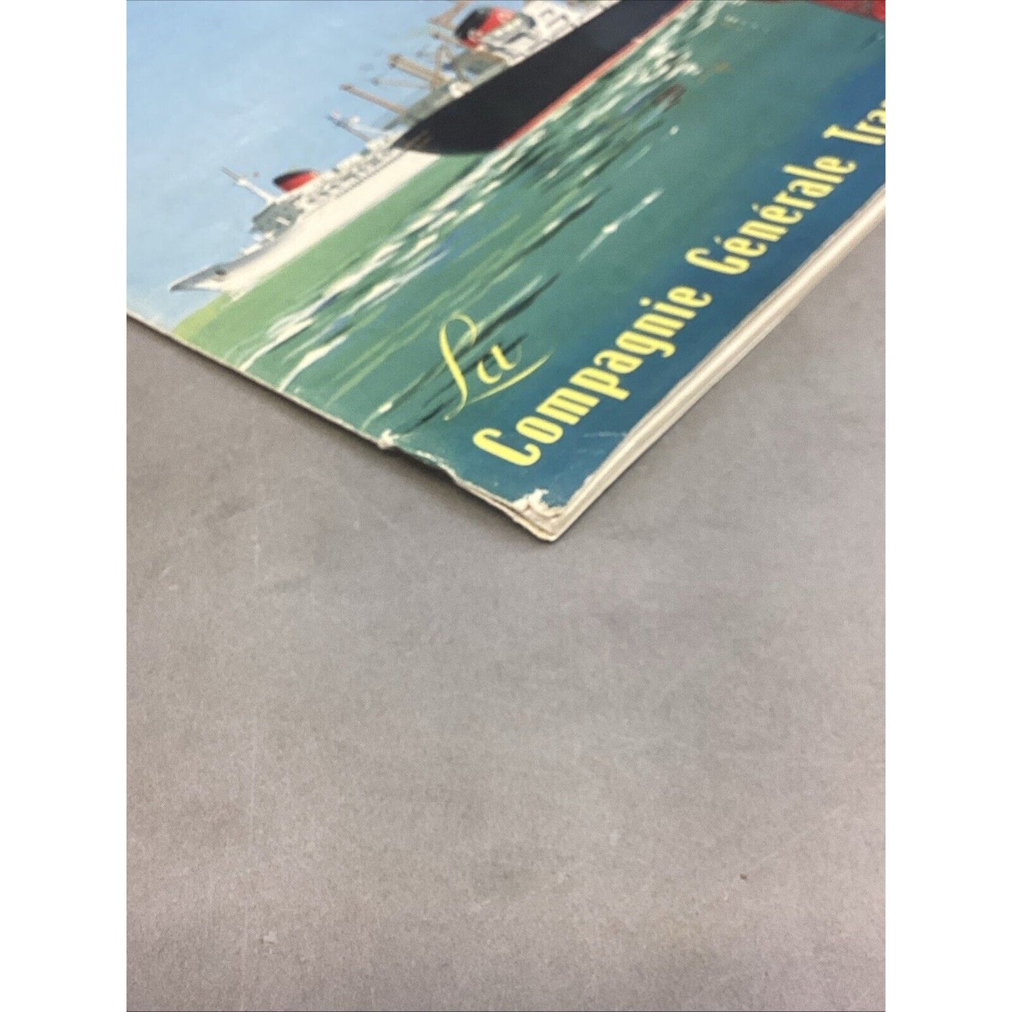 Set Of 2 1960 SS FRANCE La Compagnie Generale Transatlantique Children’s Books