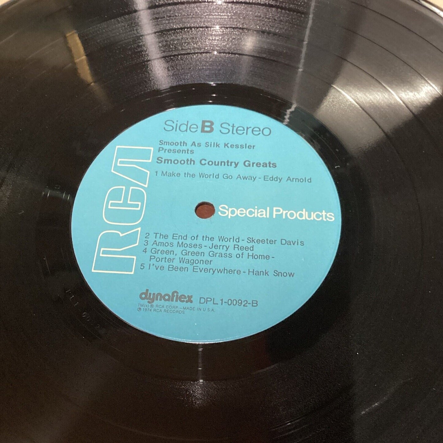 Smooth Country Greats & Galaxy Of Golden Hits LP Record