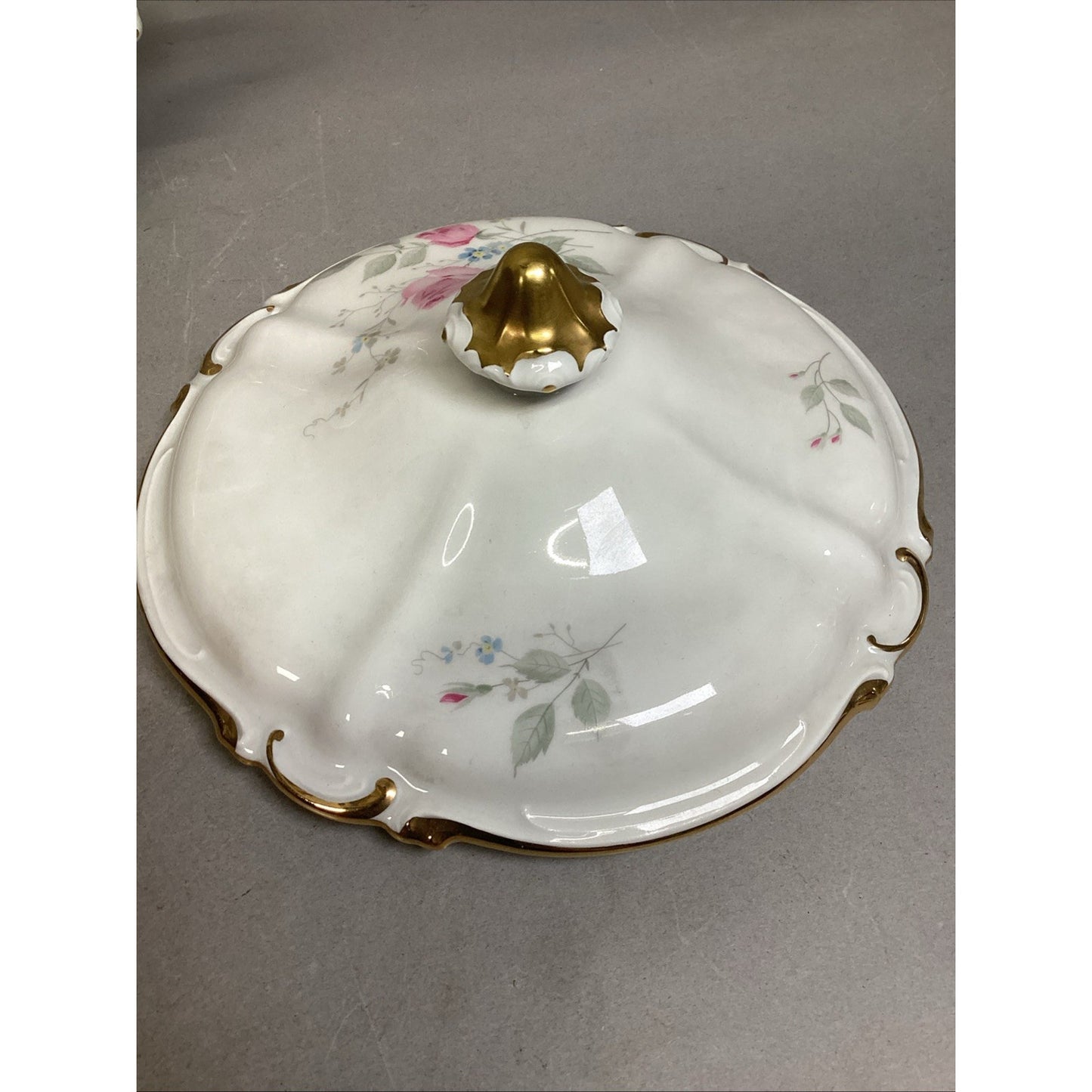 Vintage Heinrich H&Co SELB Porcelain Floral Covered Soup Tureen/Vegetable Bowl