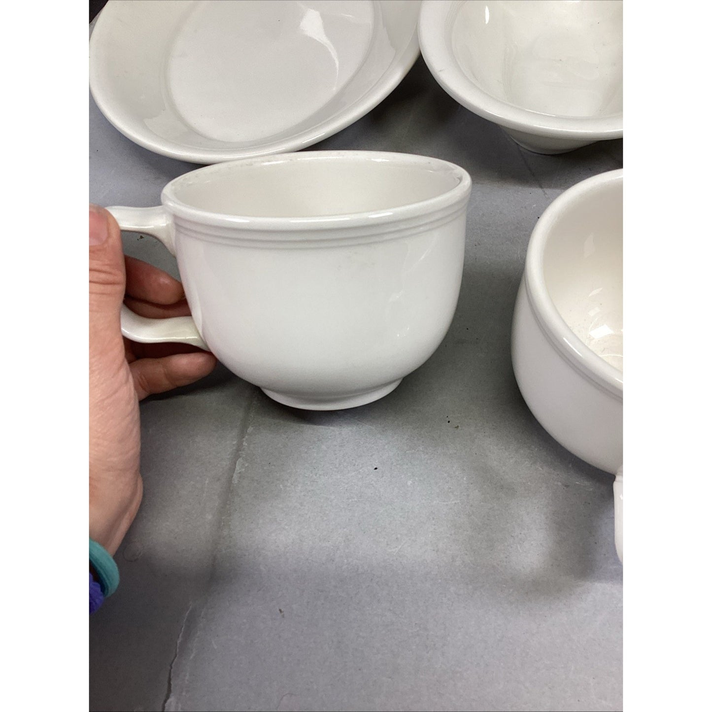 Homer Laughlin China - Set Of 34 Bowls, Plates, Mugs, Soup Bowls & More