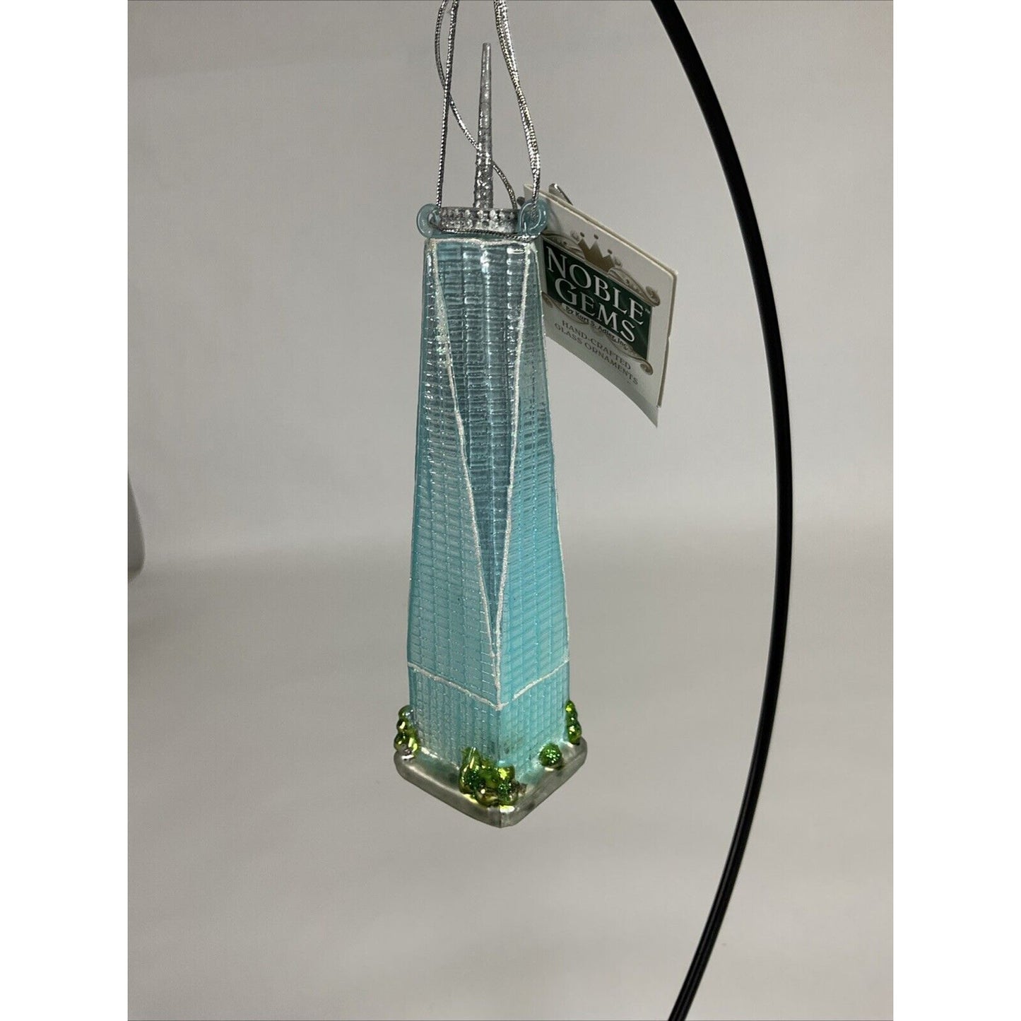 Kurt Adler Noble Gems Freedom Tower Ornament