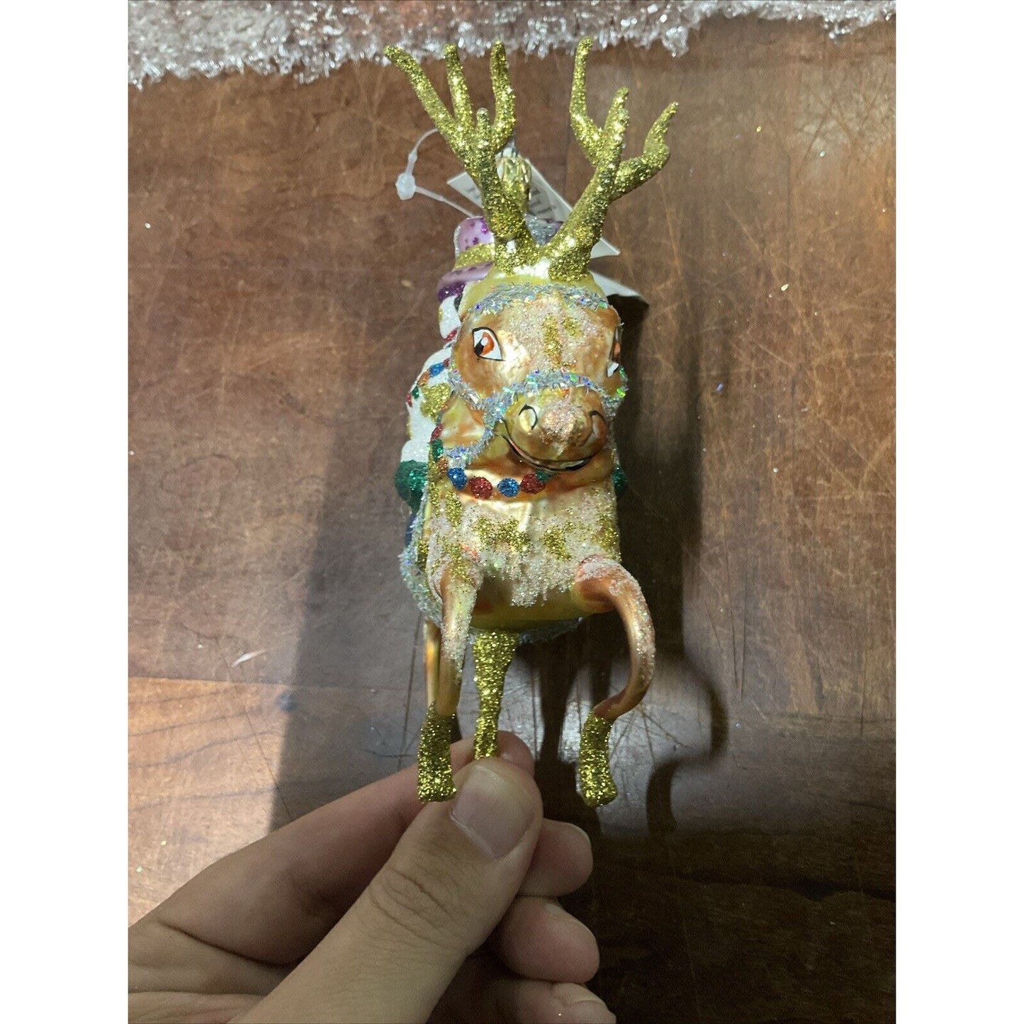 Radko Vanderbear Sleddin And Skiddadlin + Snowman Riding Vixen Reindeer / Damage