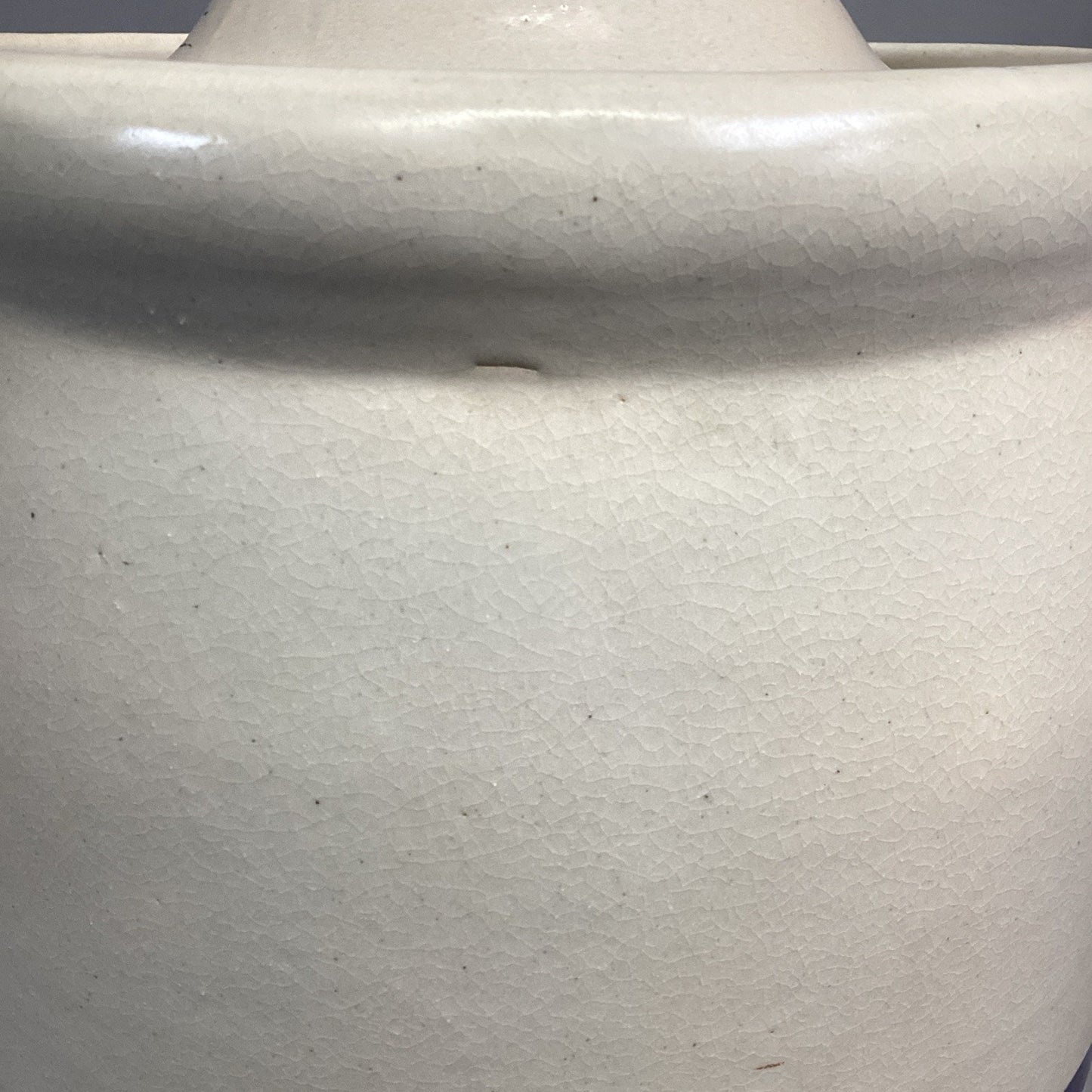 Robinson Ransbottom Butter Churn Crock 3 Gallon Blue Crown/Blue Striped - 14”H