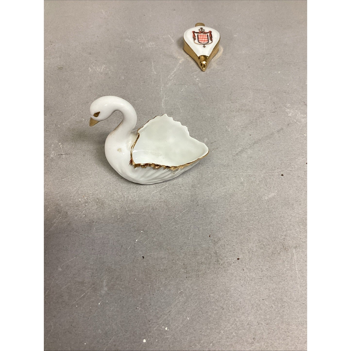 Set Of 4 Limoges France Trinket Dish & Figurines