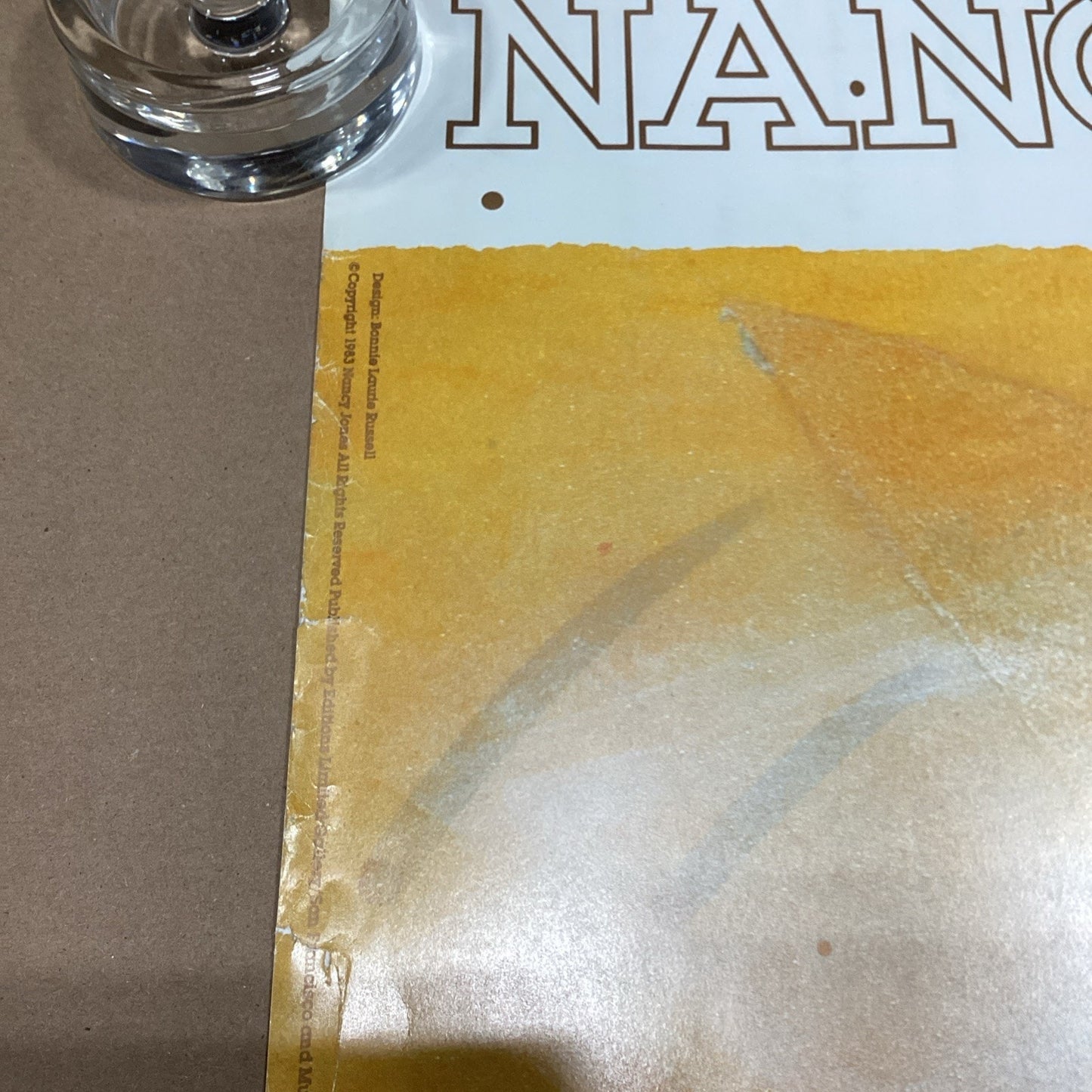 1983 Nancy Jones Editions Limited Poster - 37.25x27”
