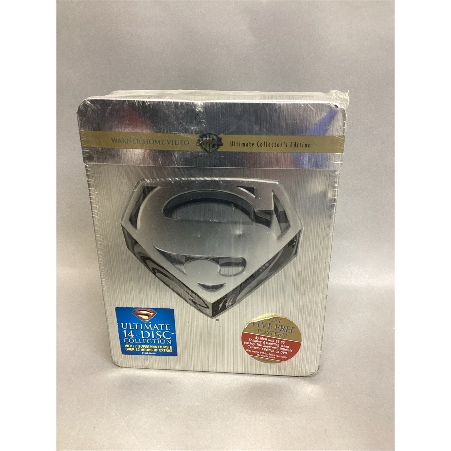 Superman Ultimate Collectors Edition (DVD, 2007, 14-Disc Set) SEALED Brand New