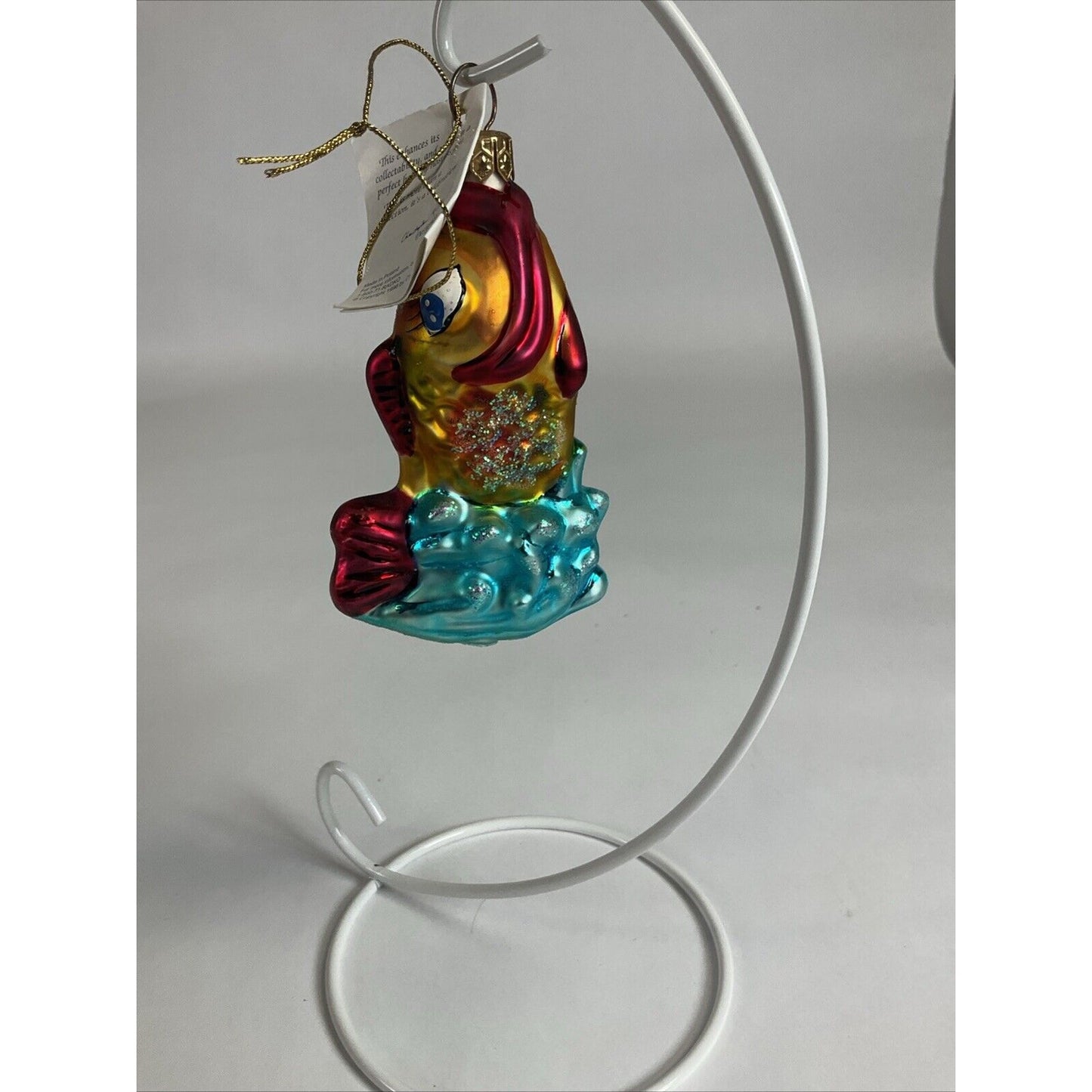 Christopher Radko, "SPLASH" Glass Christmas Ornament 1997