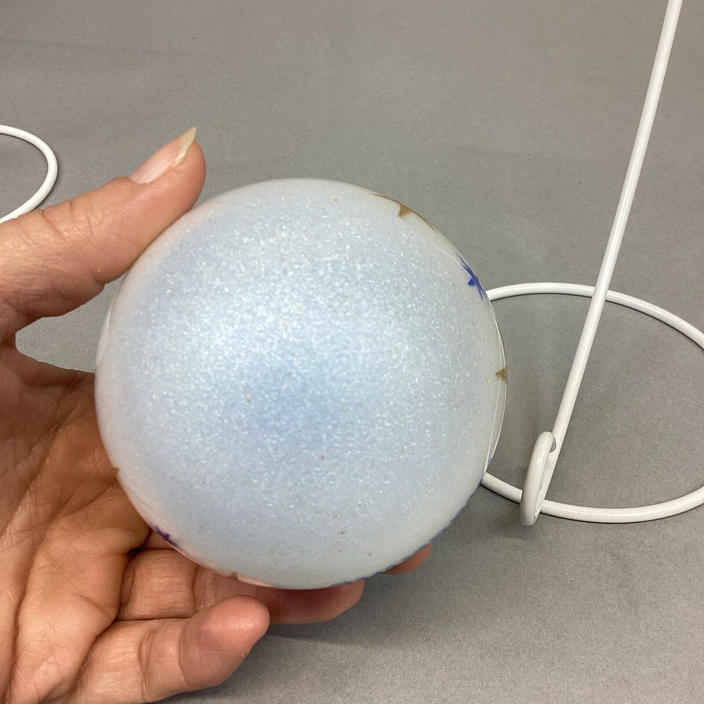 Christmas In Heaven - Personalized Hand Painted Glass Christmas Ornament